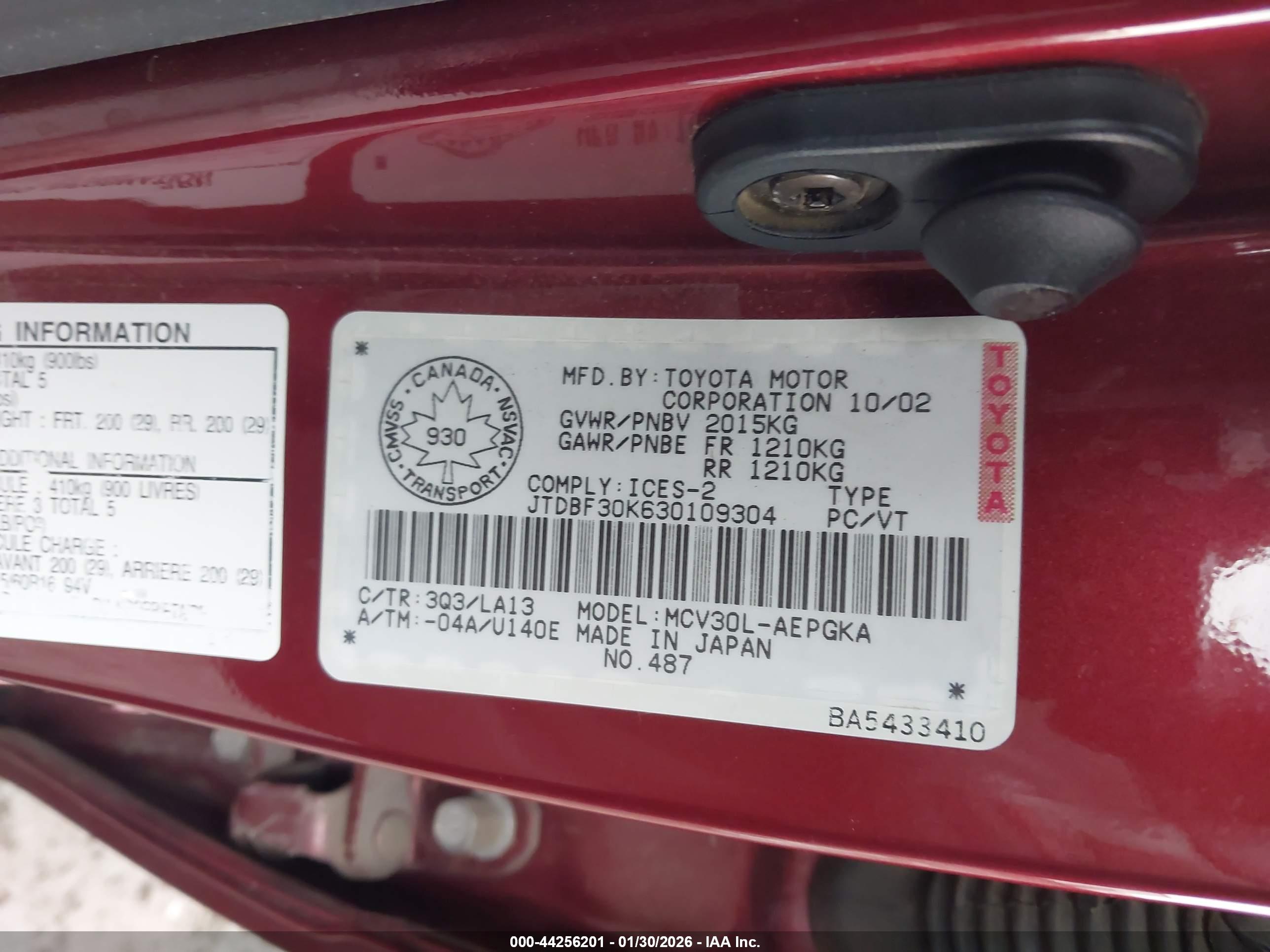 TOYOTA CAMRY image 9