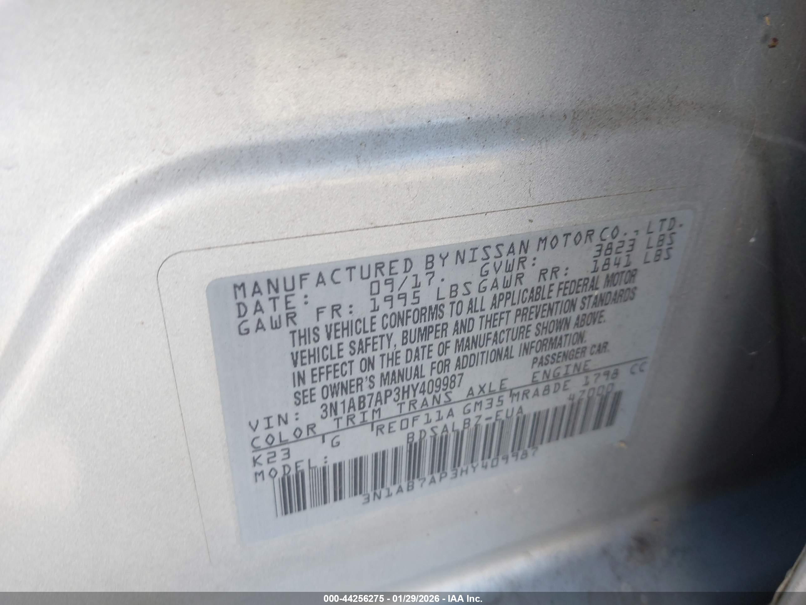 NISSAN SENTRA image 9