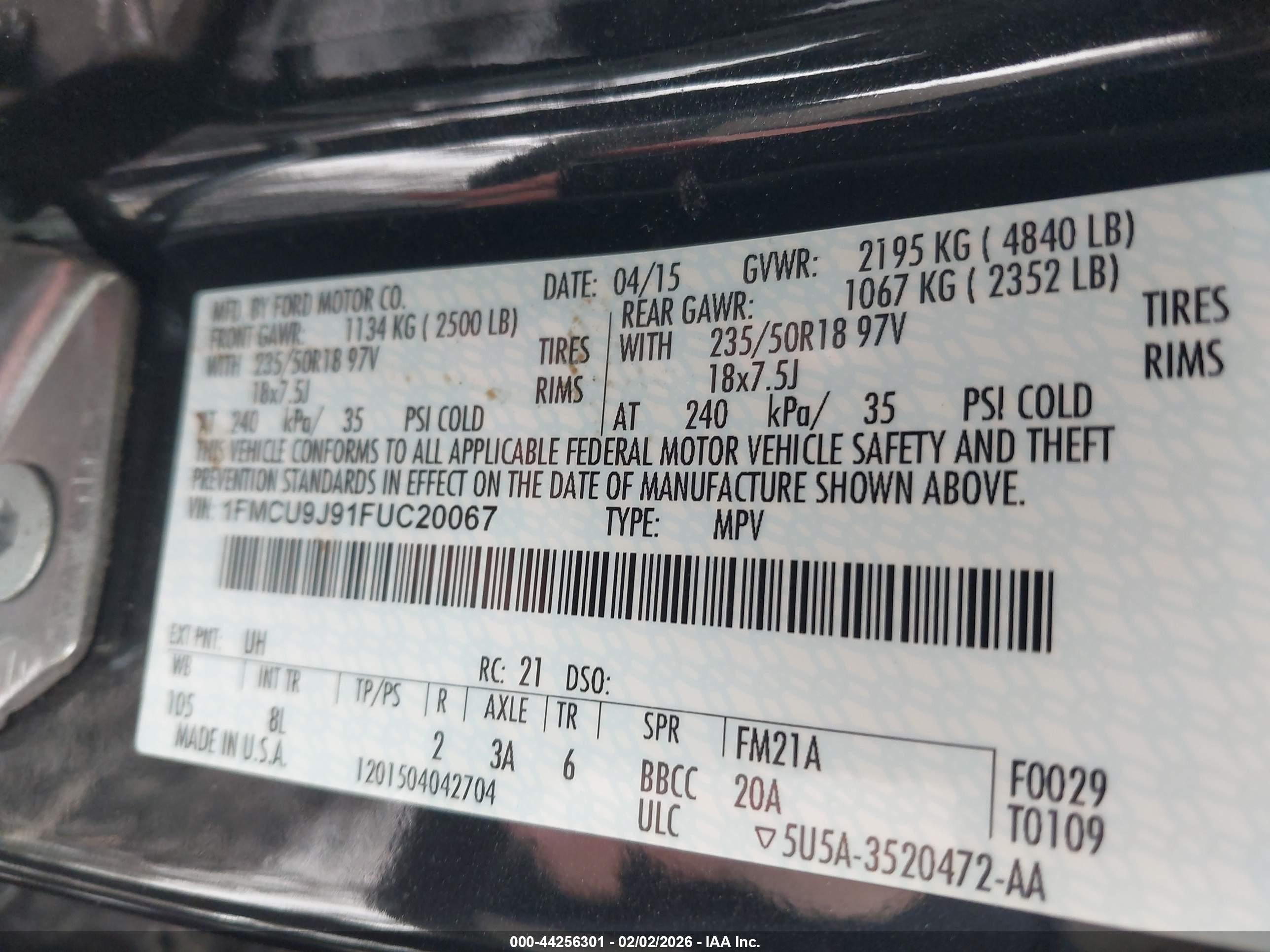 FORD ESCAPE image 9