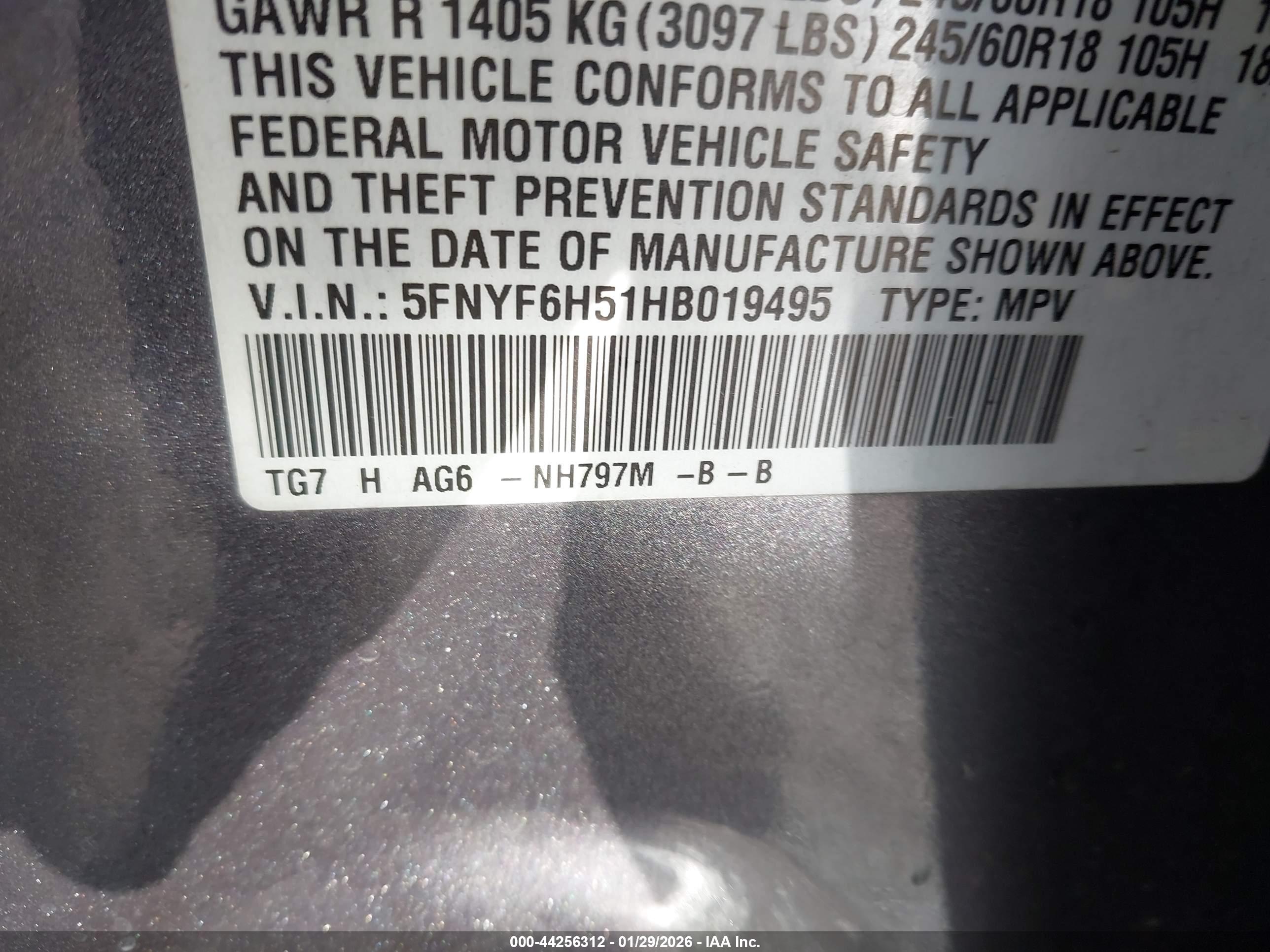 HONDA PILOT image 9