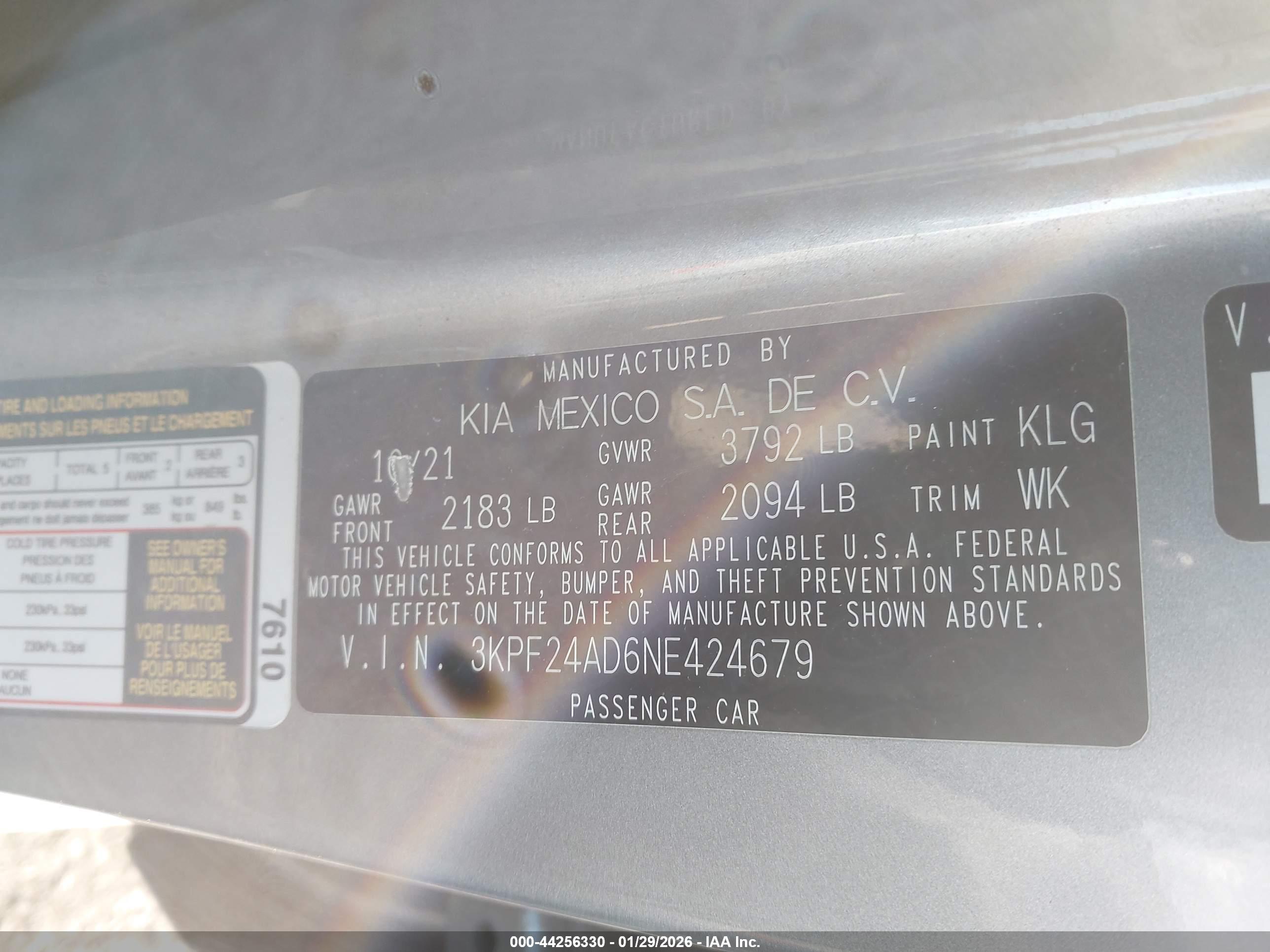 KIA FORTE image 9