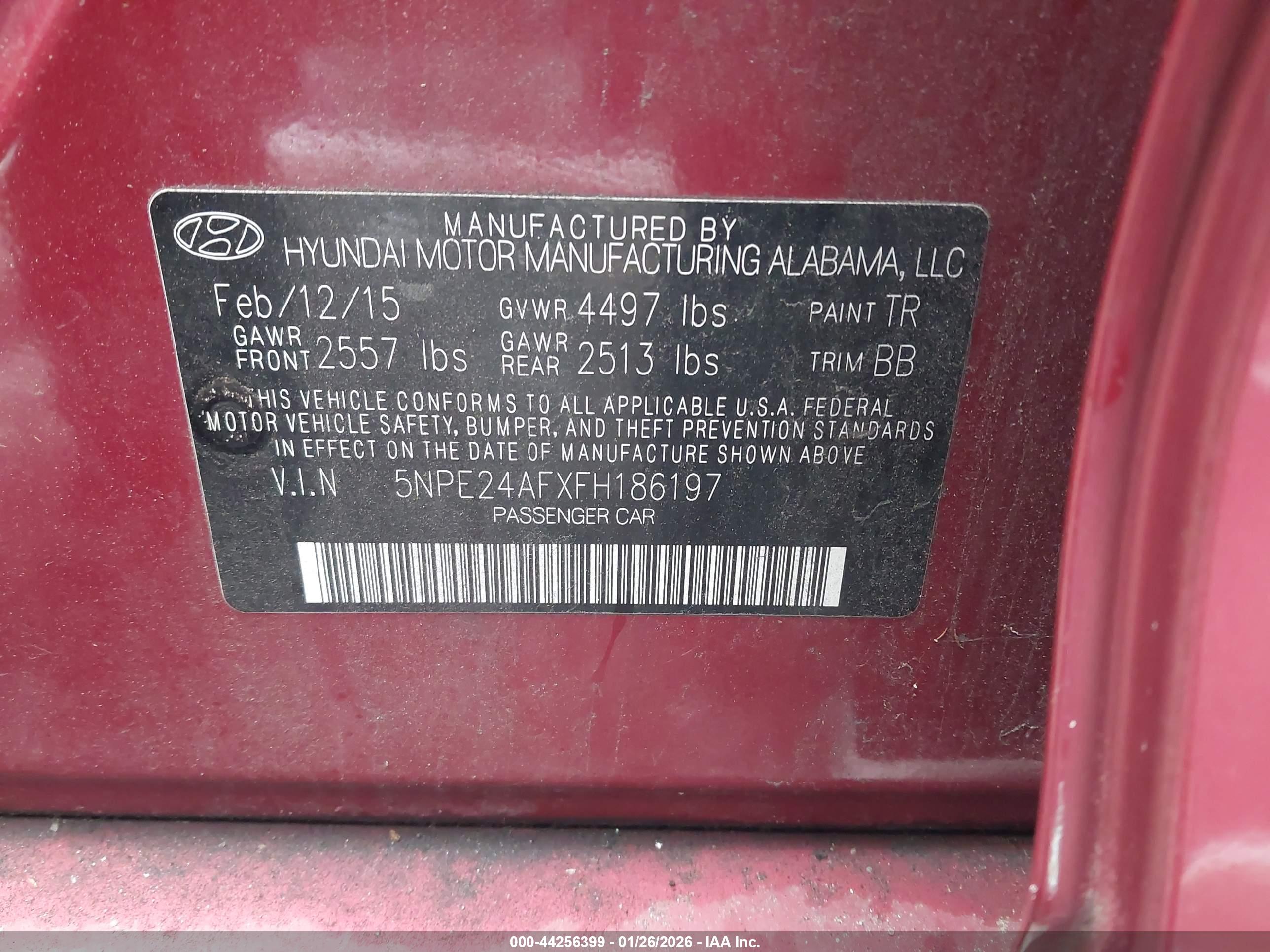HYUNDAI SONATA image 9