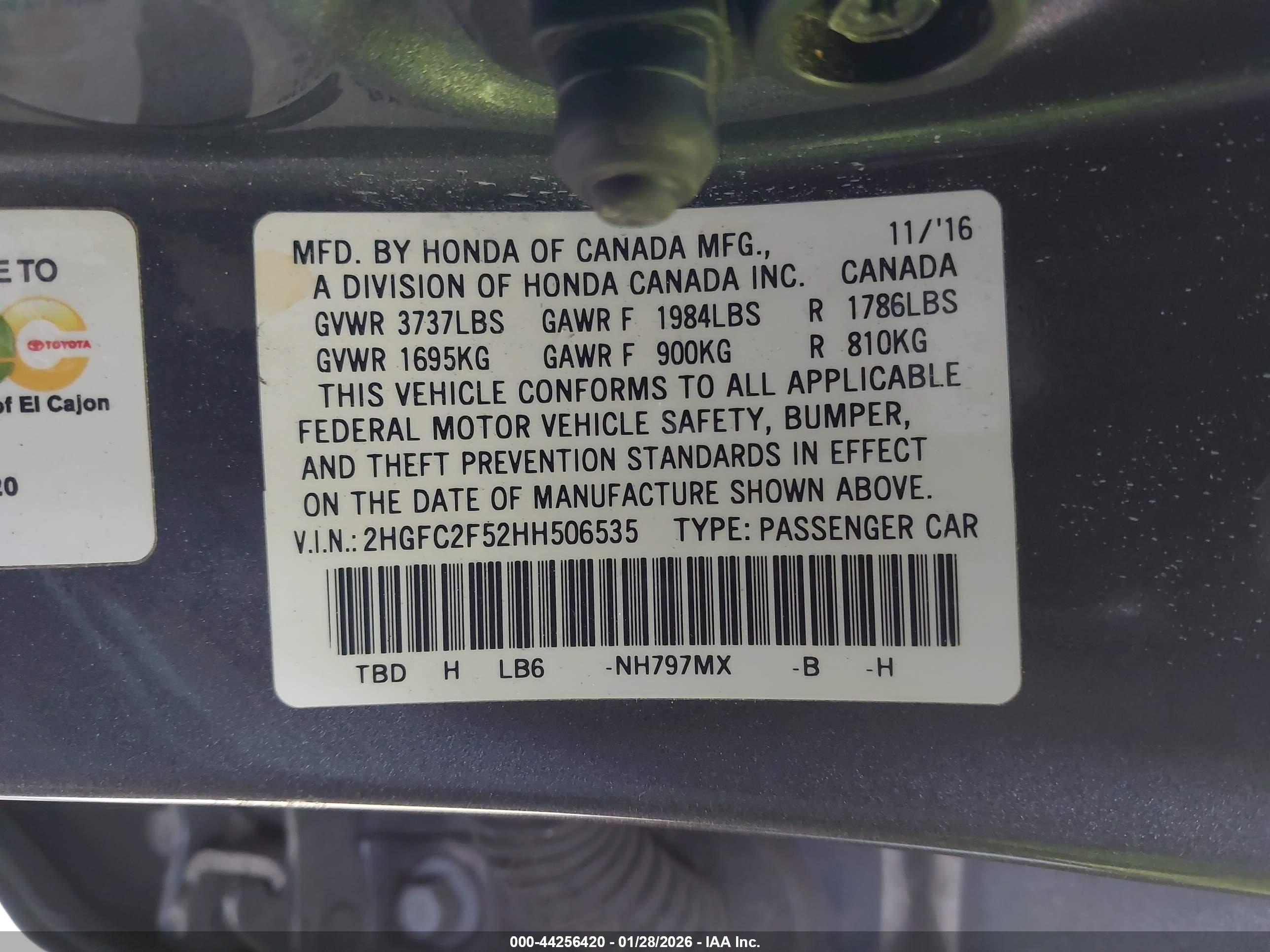 HONDA CIVIC image 9