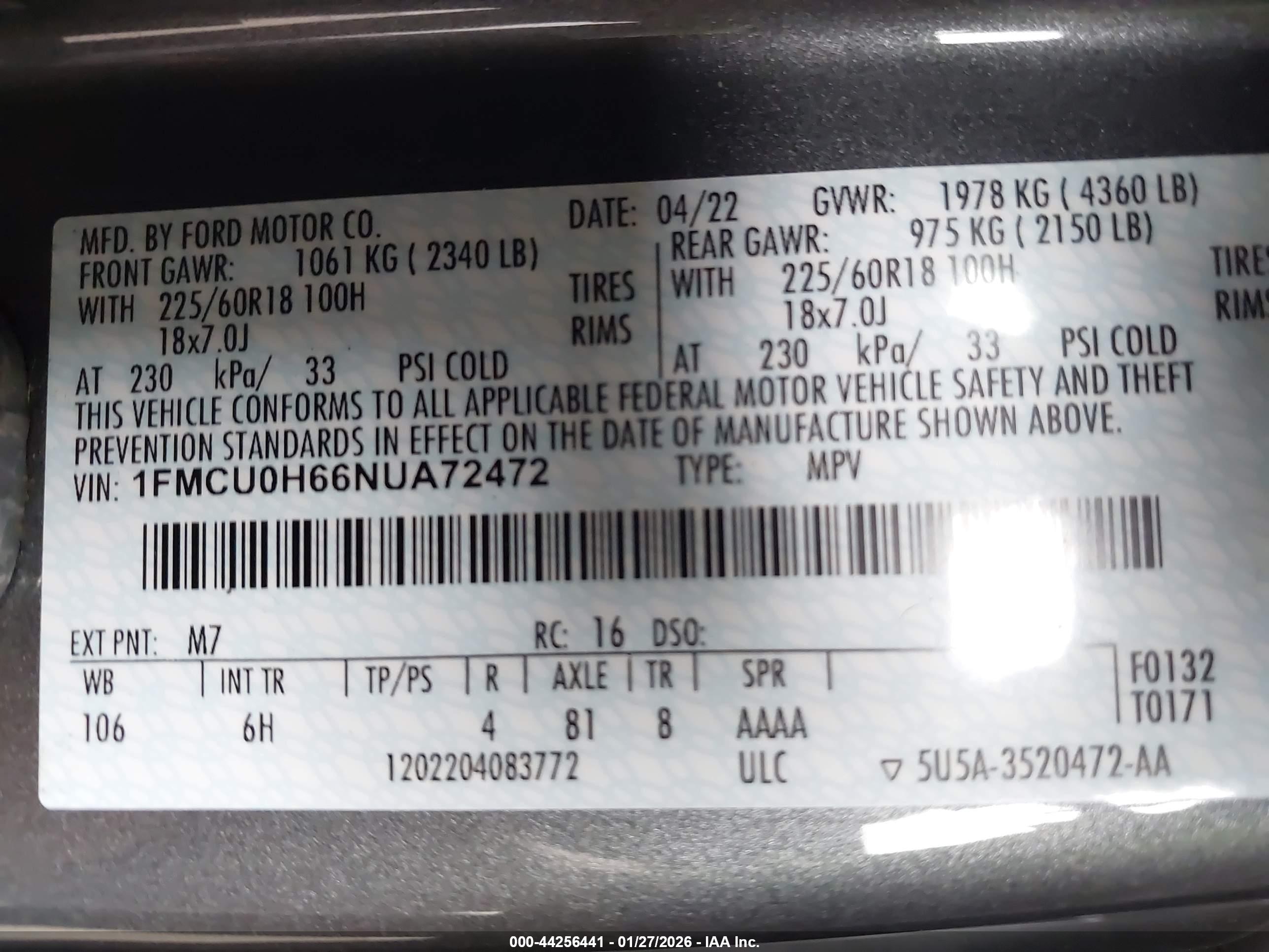 FORD ESCAPE image 9