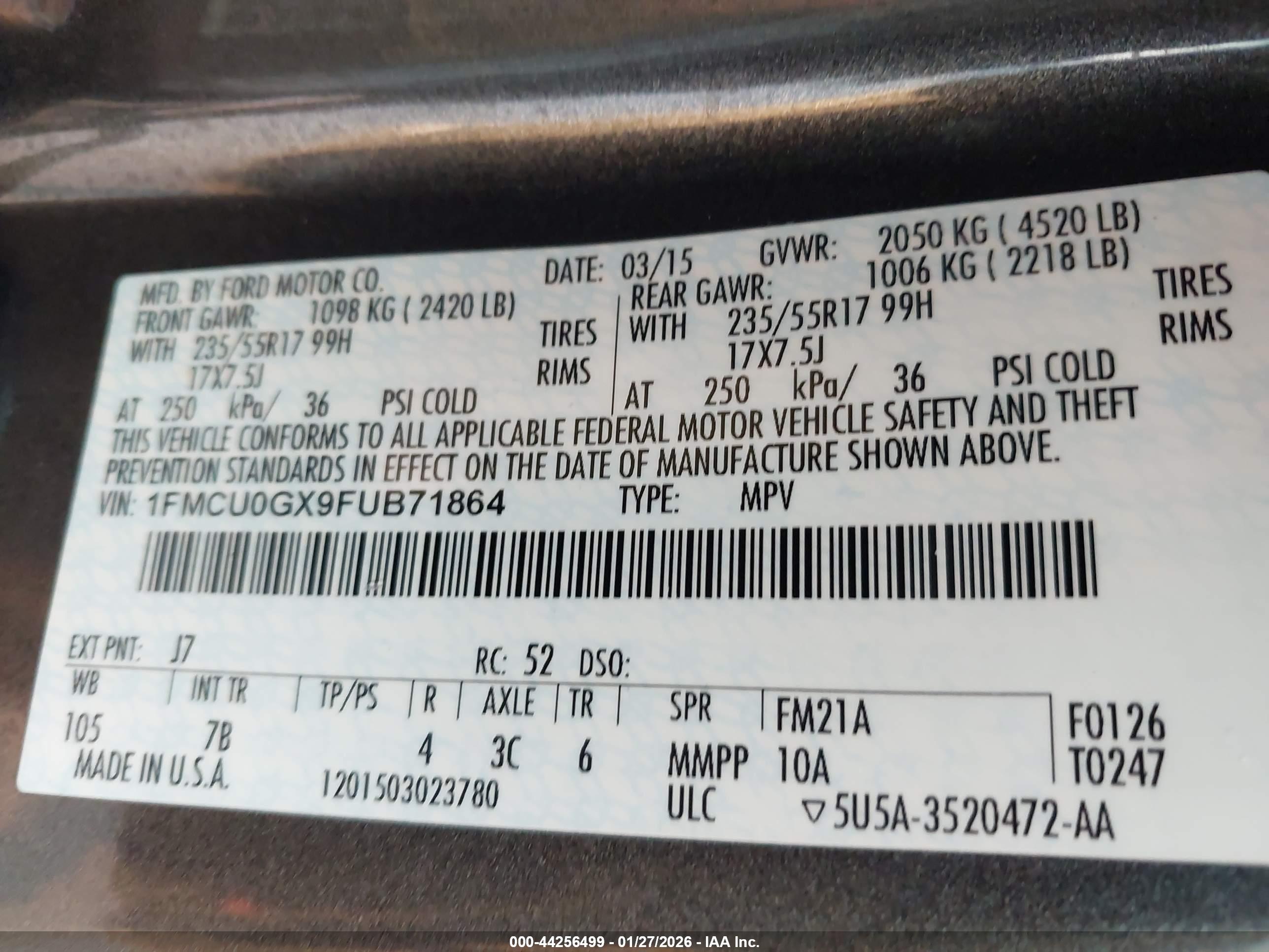 FORD ESCAPE image 9