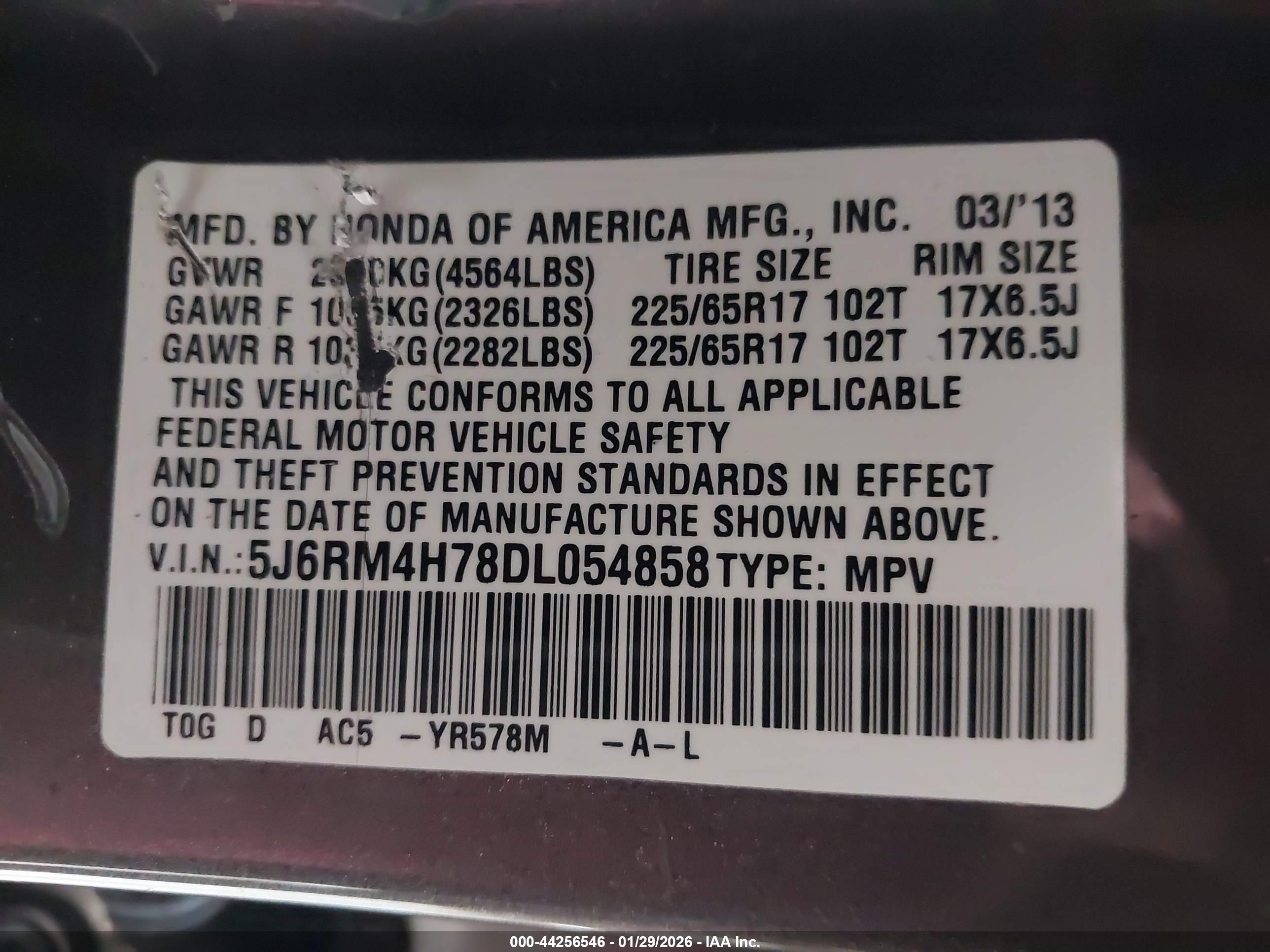 HONDA CR-V image 9