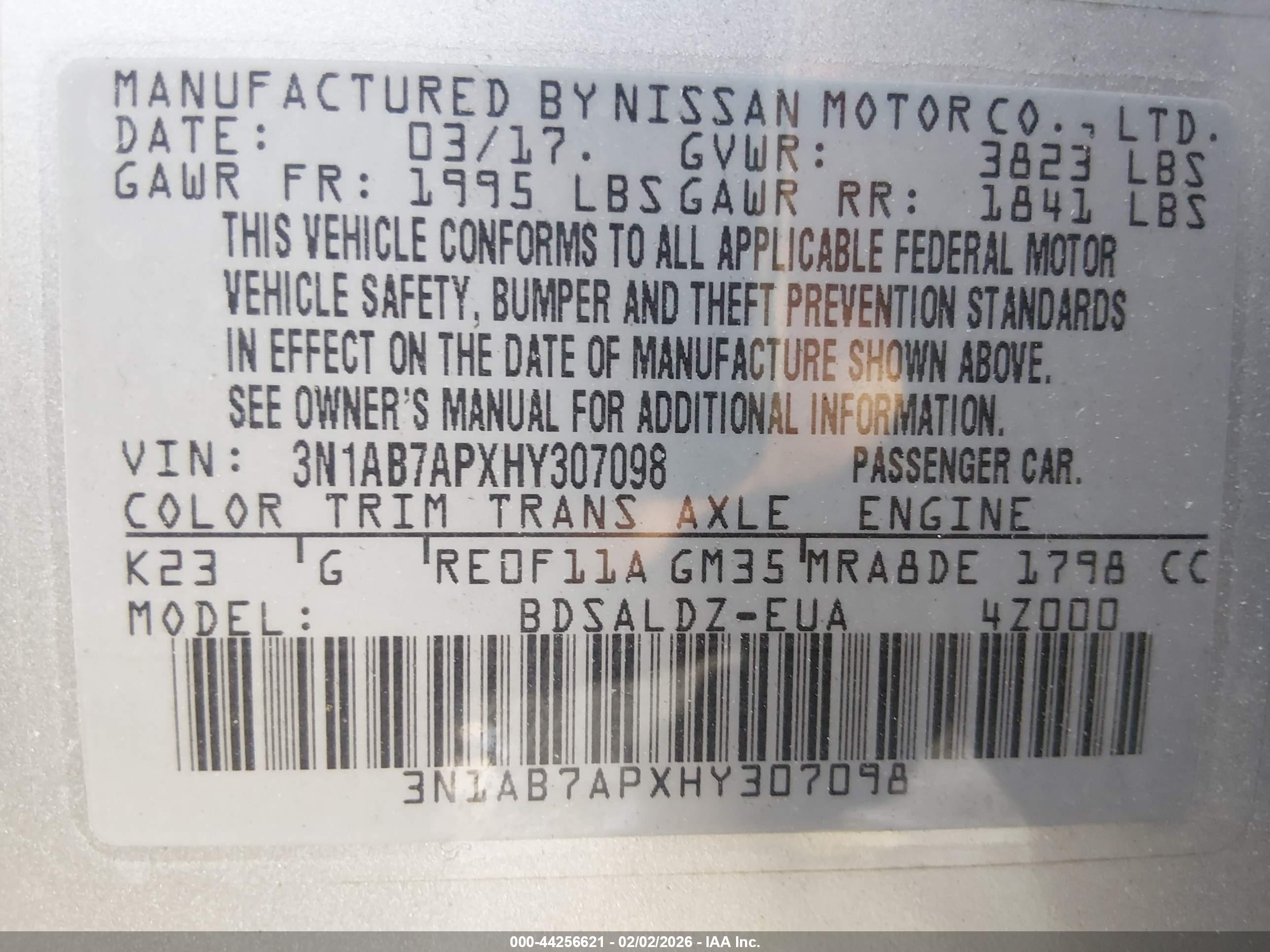 NISSAN SENTRA image 9