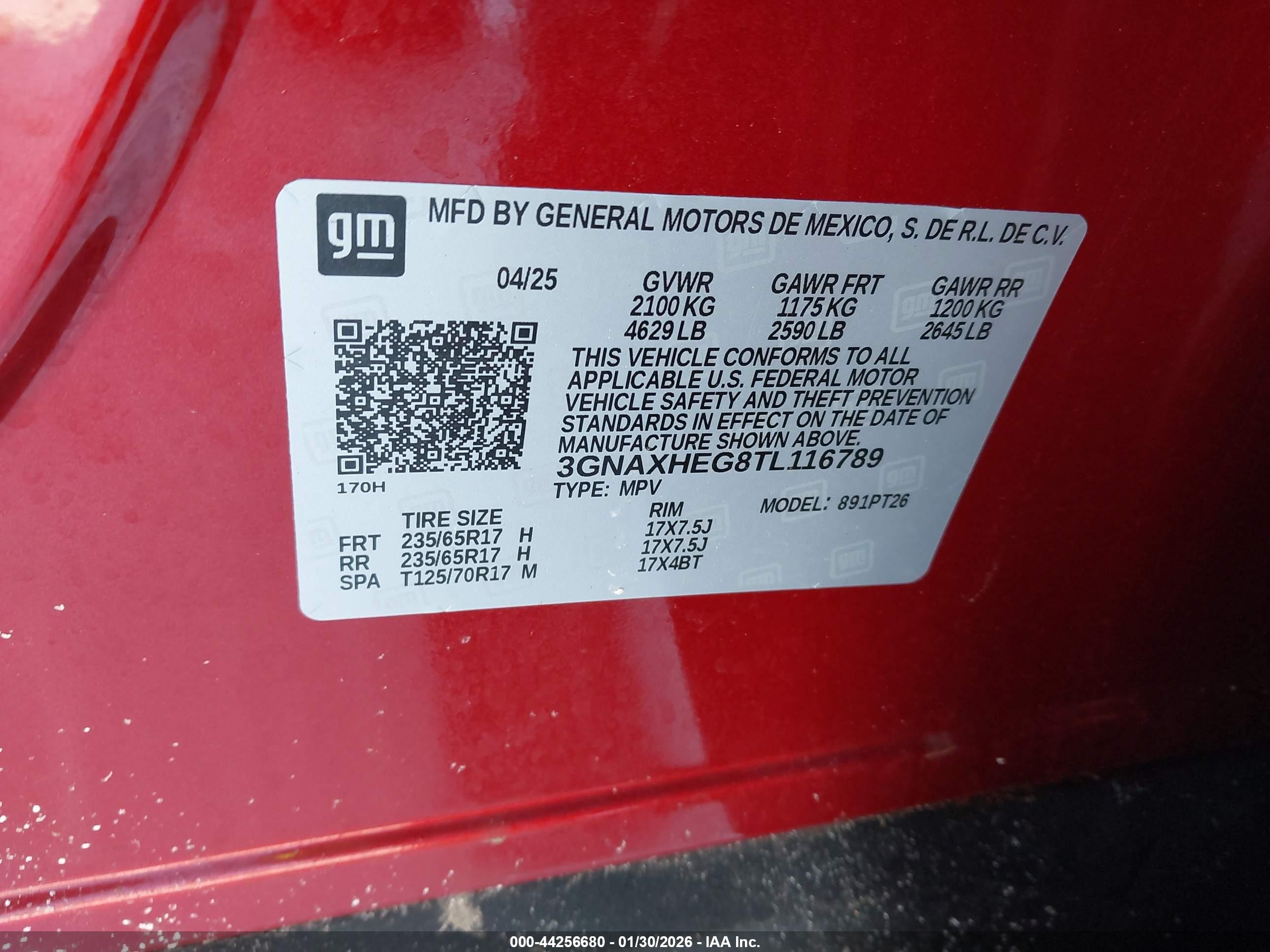 CHEVROLET EQUINOX image 9