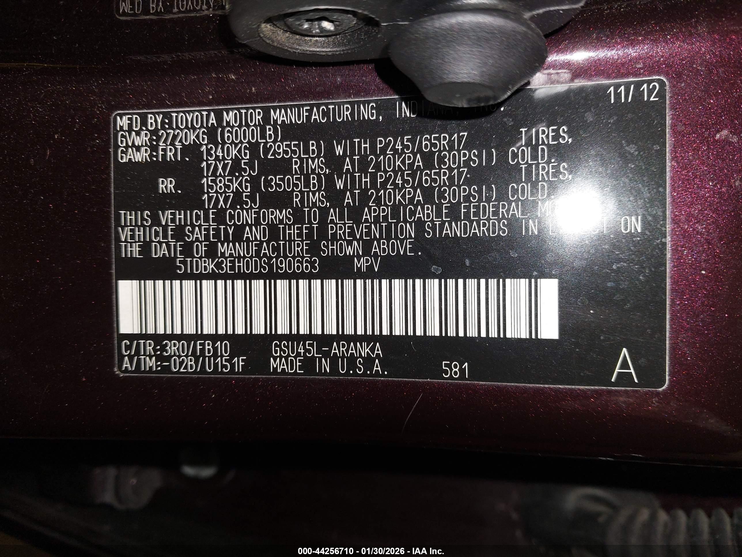 TOYOTA HIGHLANDER image 9