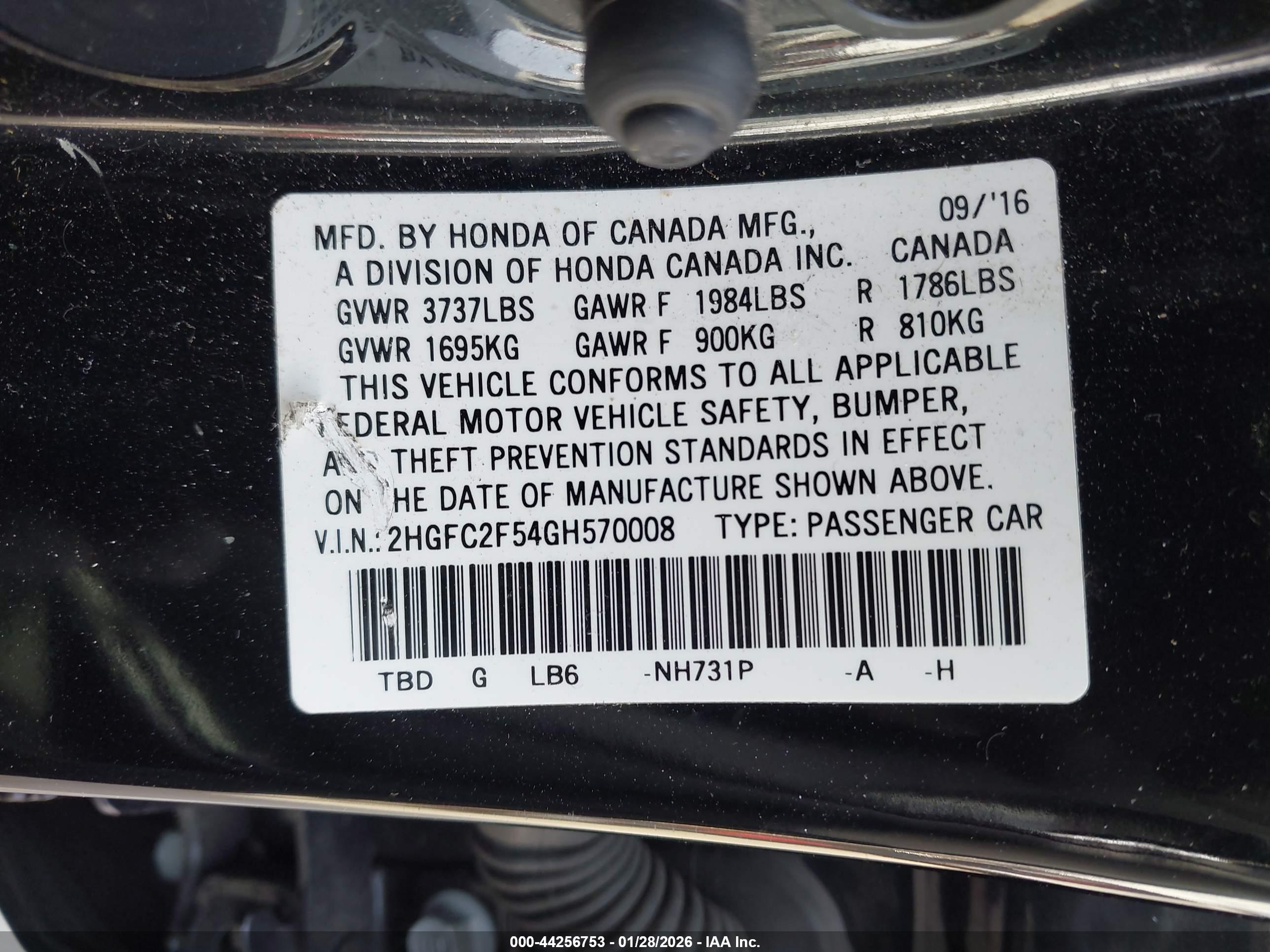 HONDA CIVIC image 9