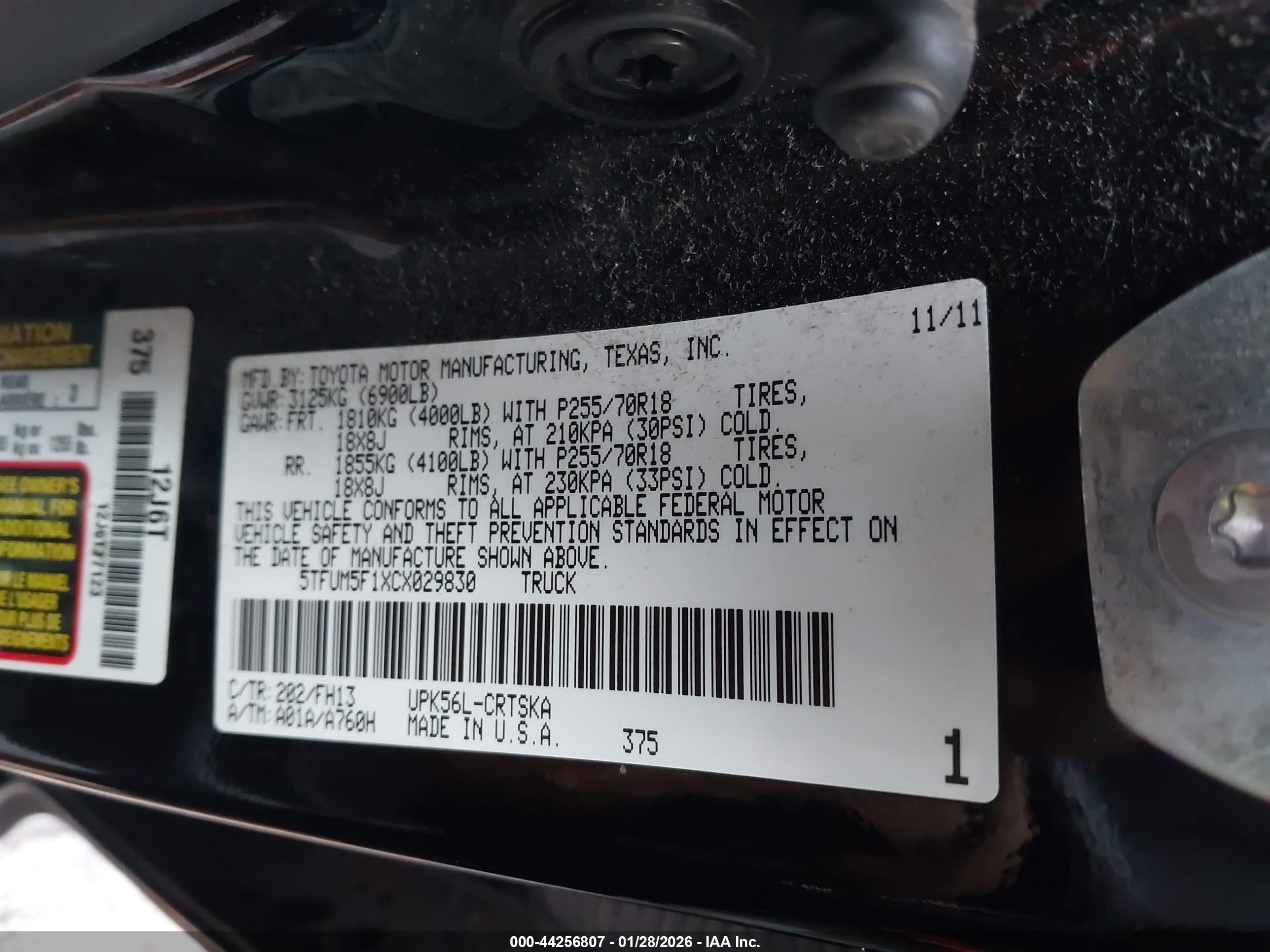 TOYOTA TUNDRA image 9