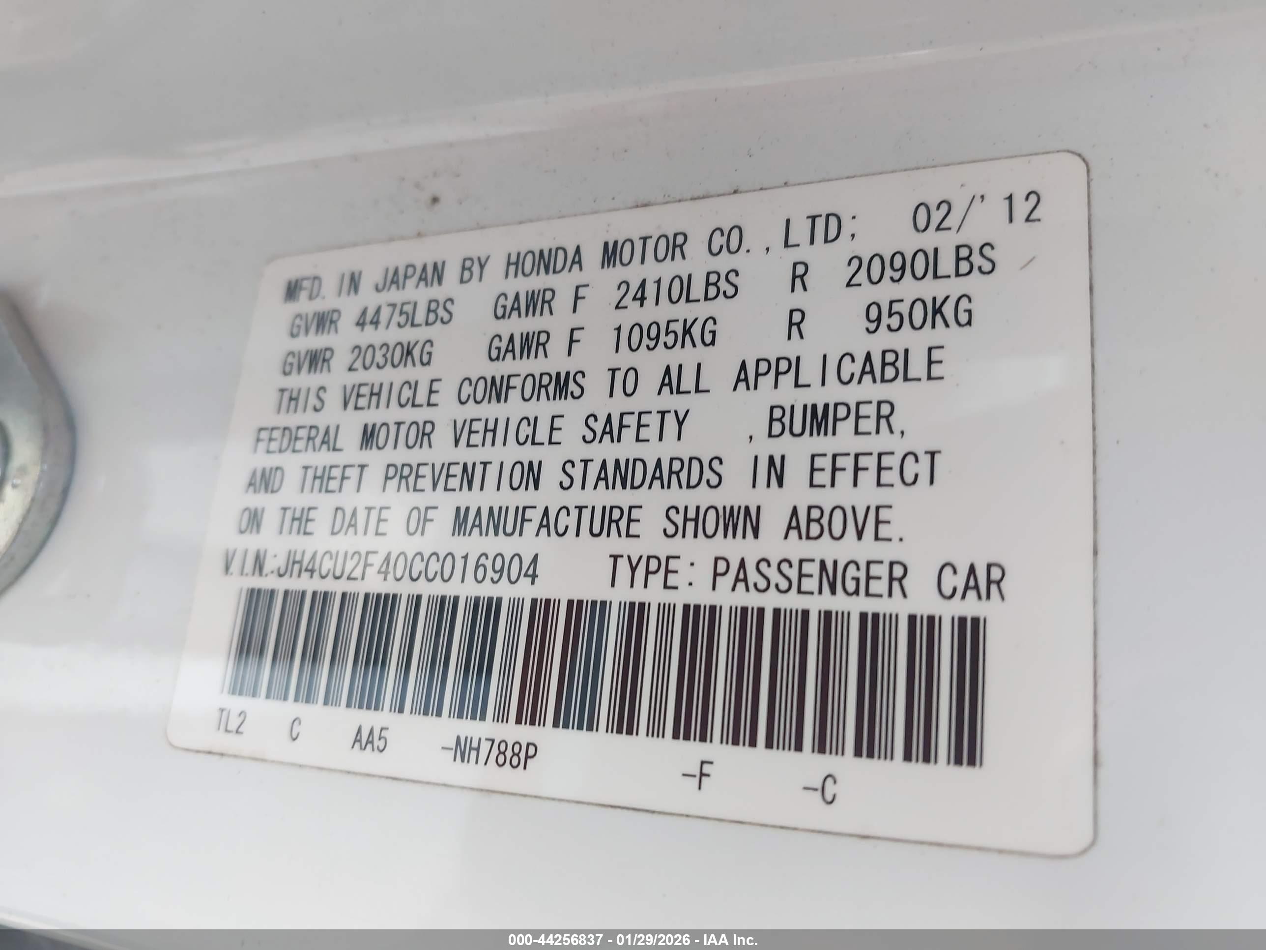 ACURA TSX image 9
