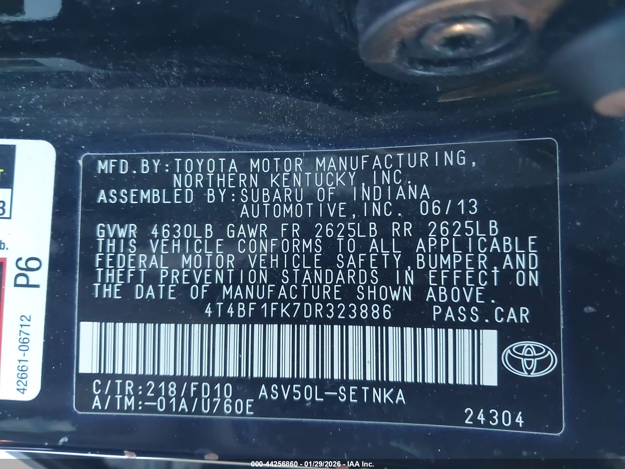 TOYOTA CAMRY image 9