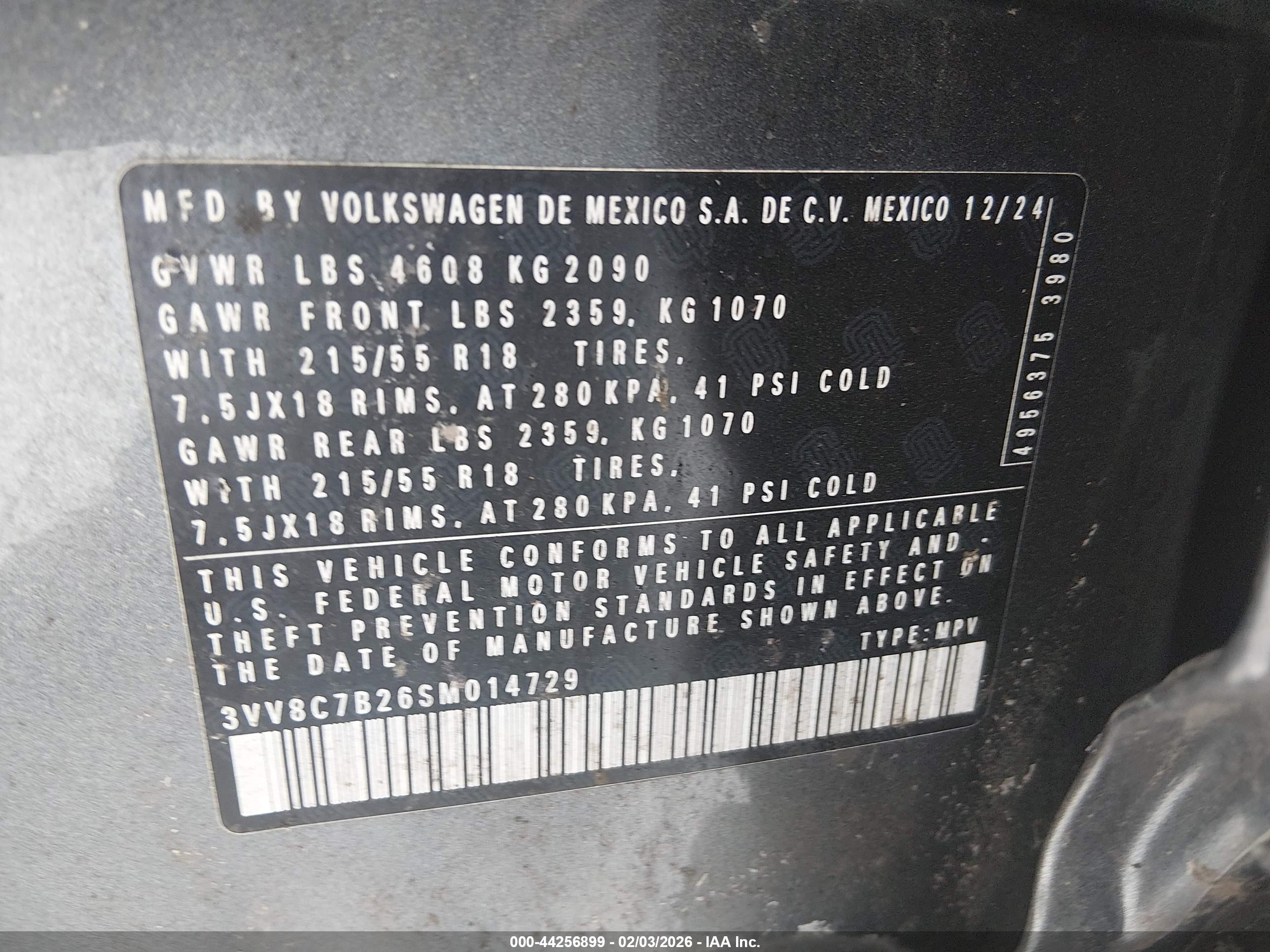 VOLKSWAGEN TAOS image 9