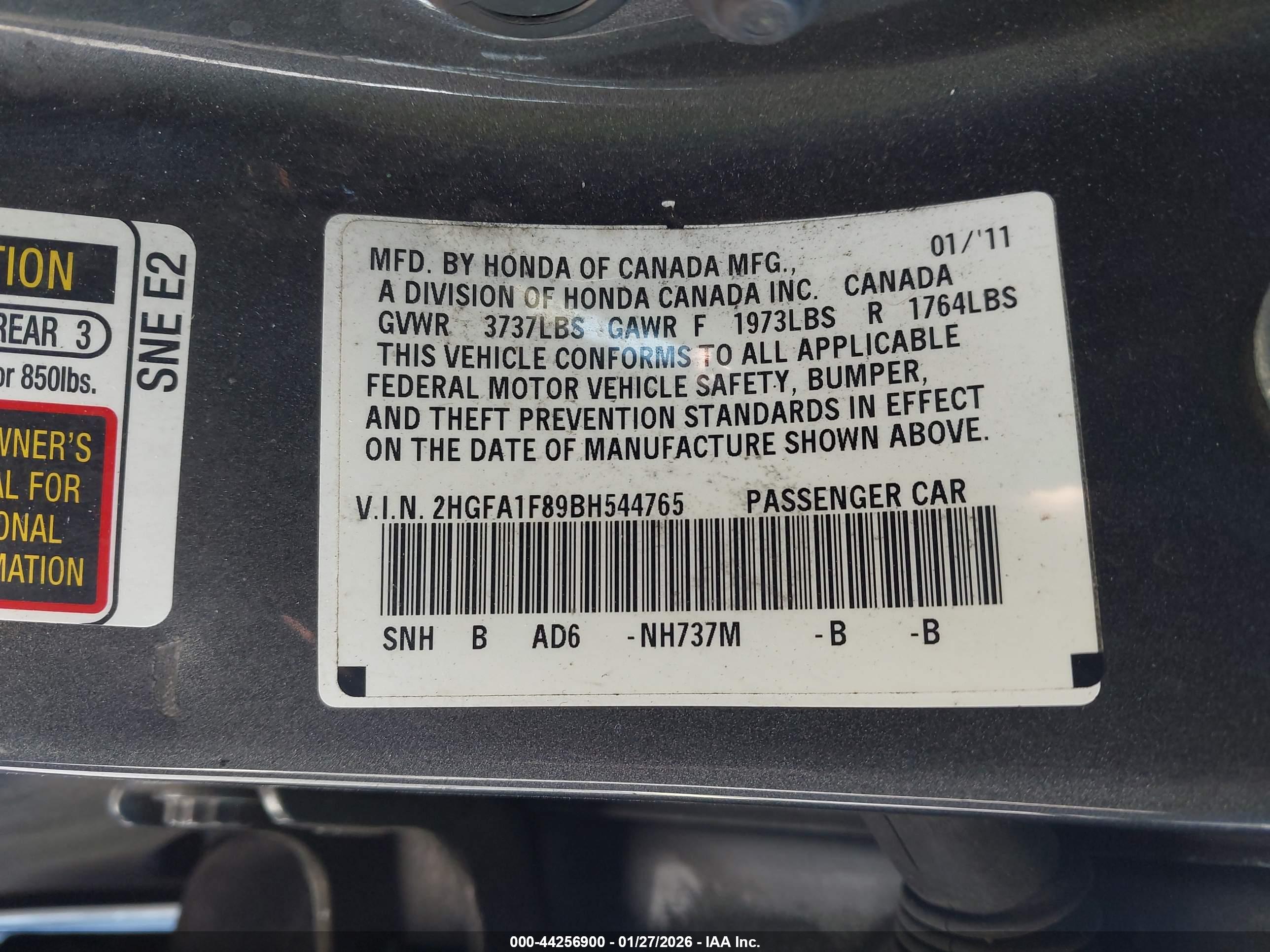 HONDA CIVIC image 9