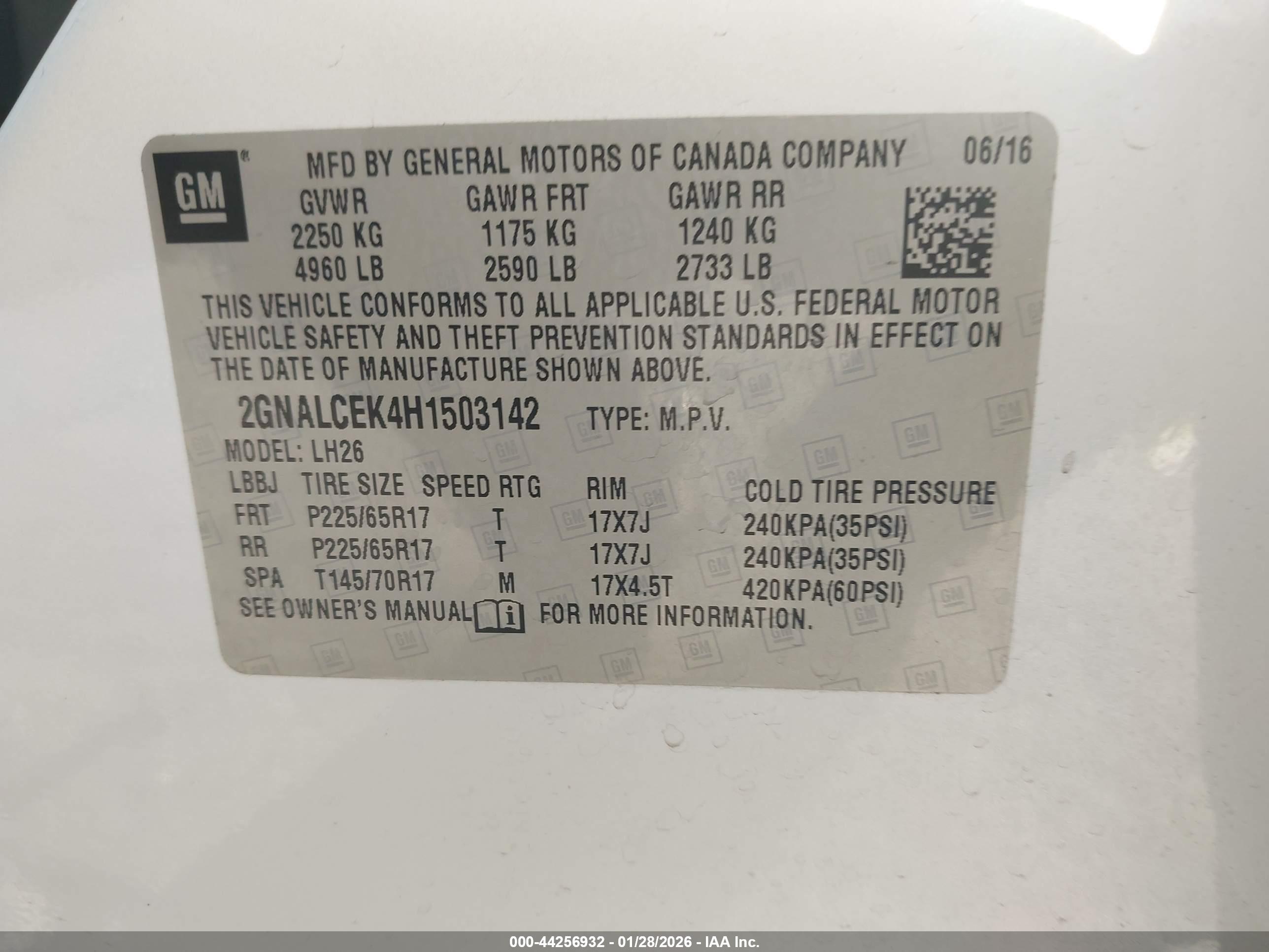 CHEVROLET EQUINOX image 9