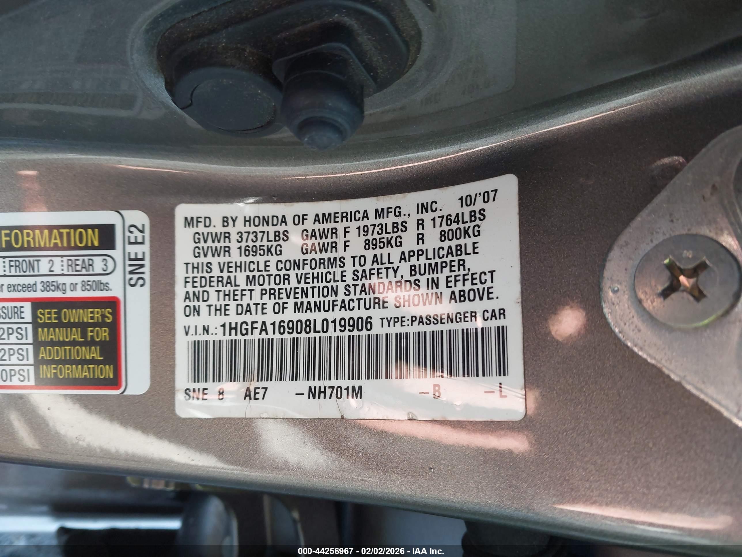 HONDA CIVIC image 9