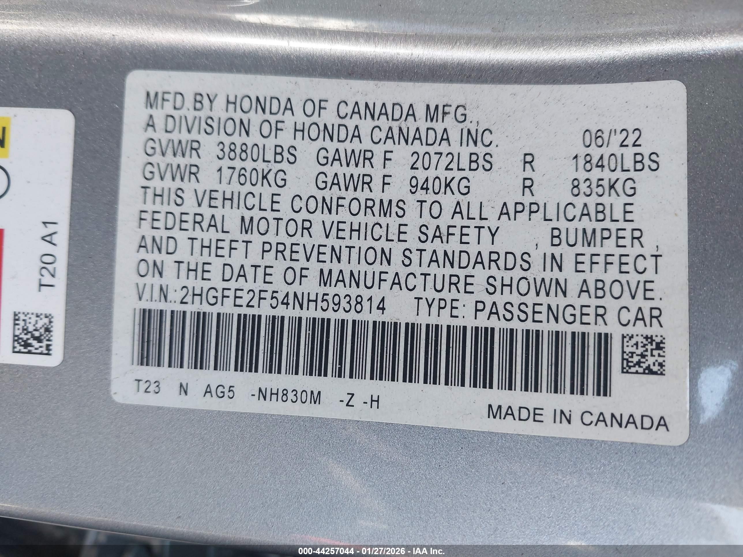 HONDA CIVIC image 9