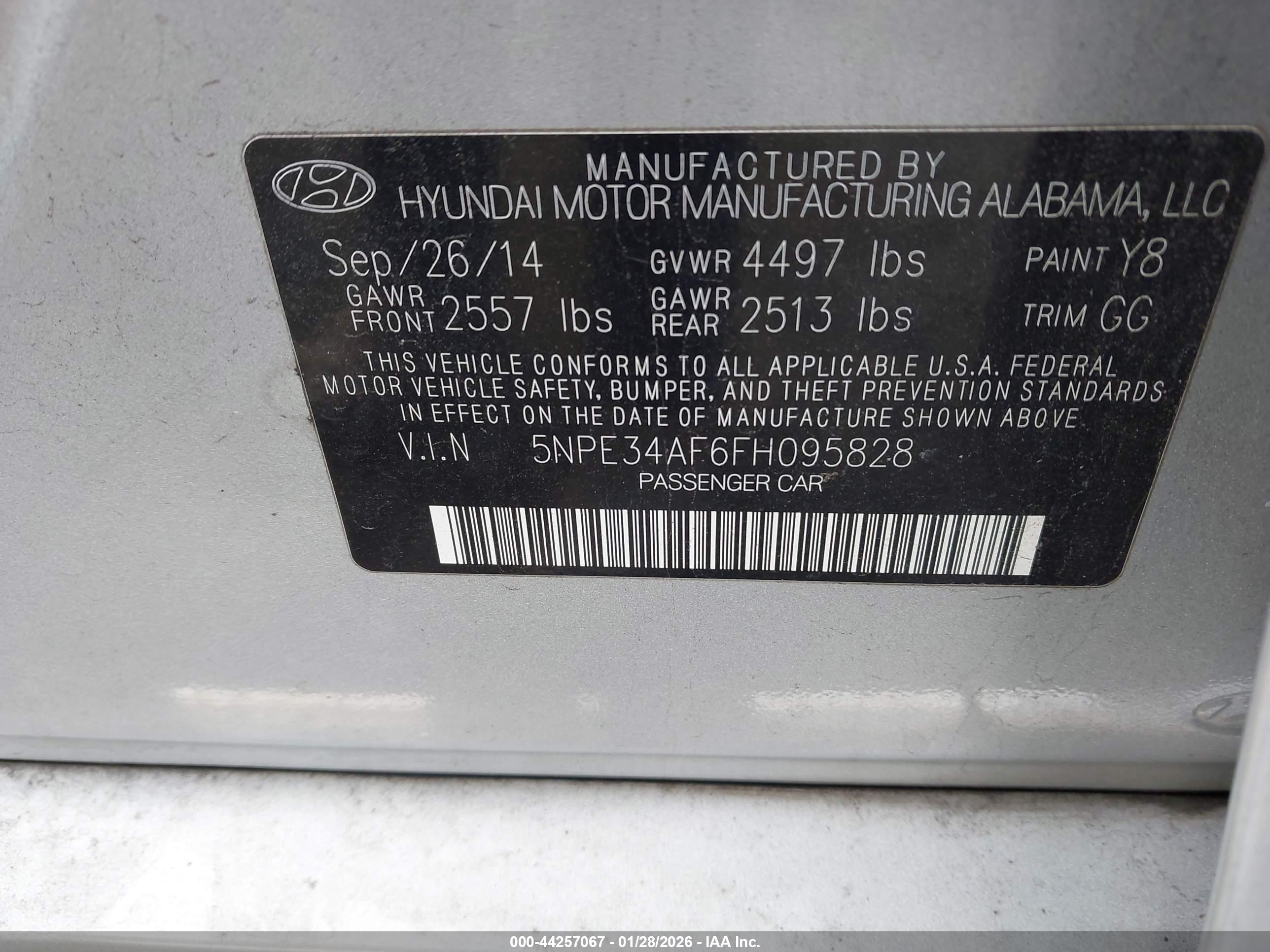 HYUNDAI SONATA image 9