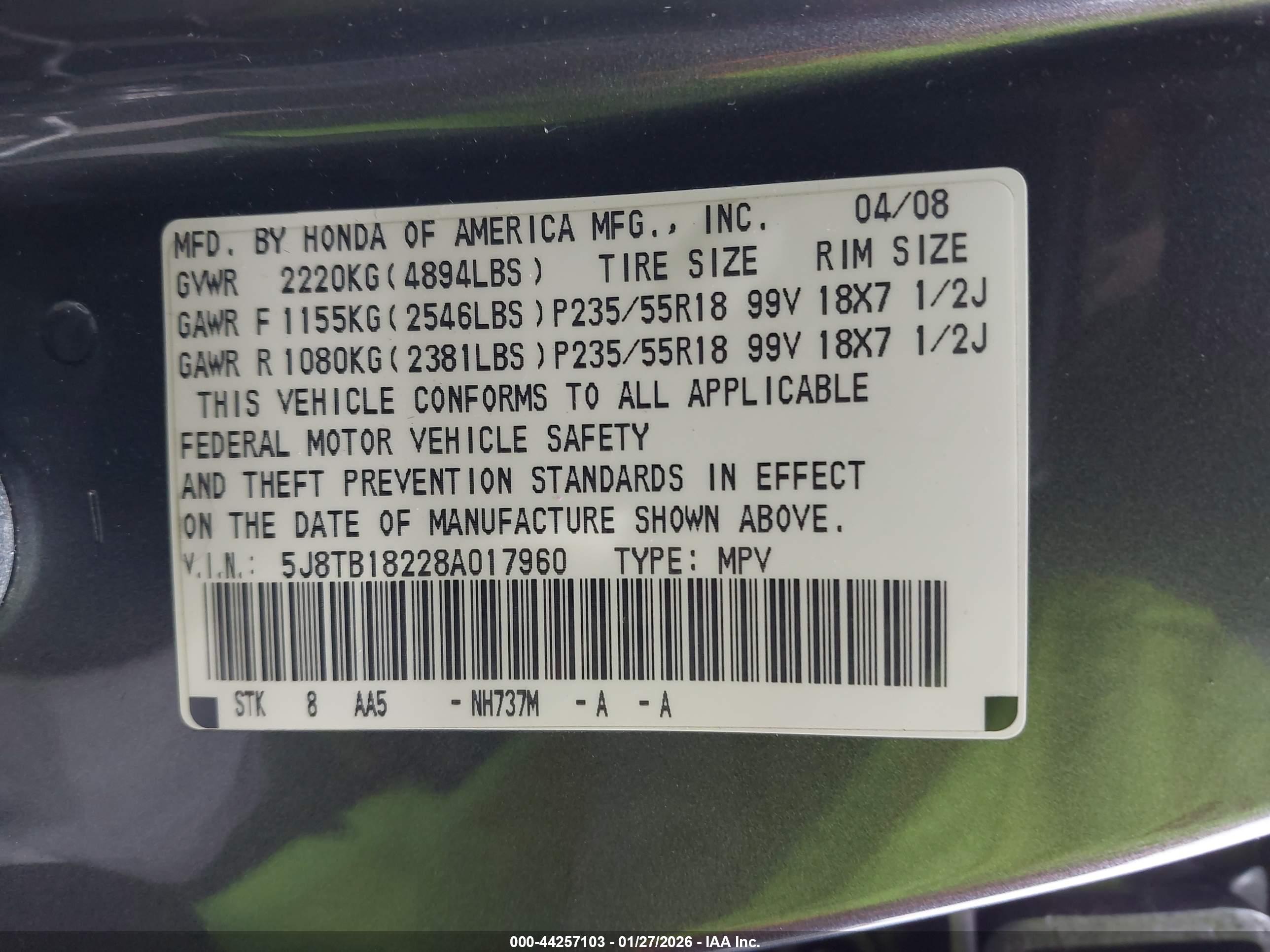 ACURA RDX image 9