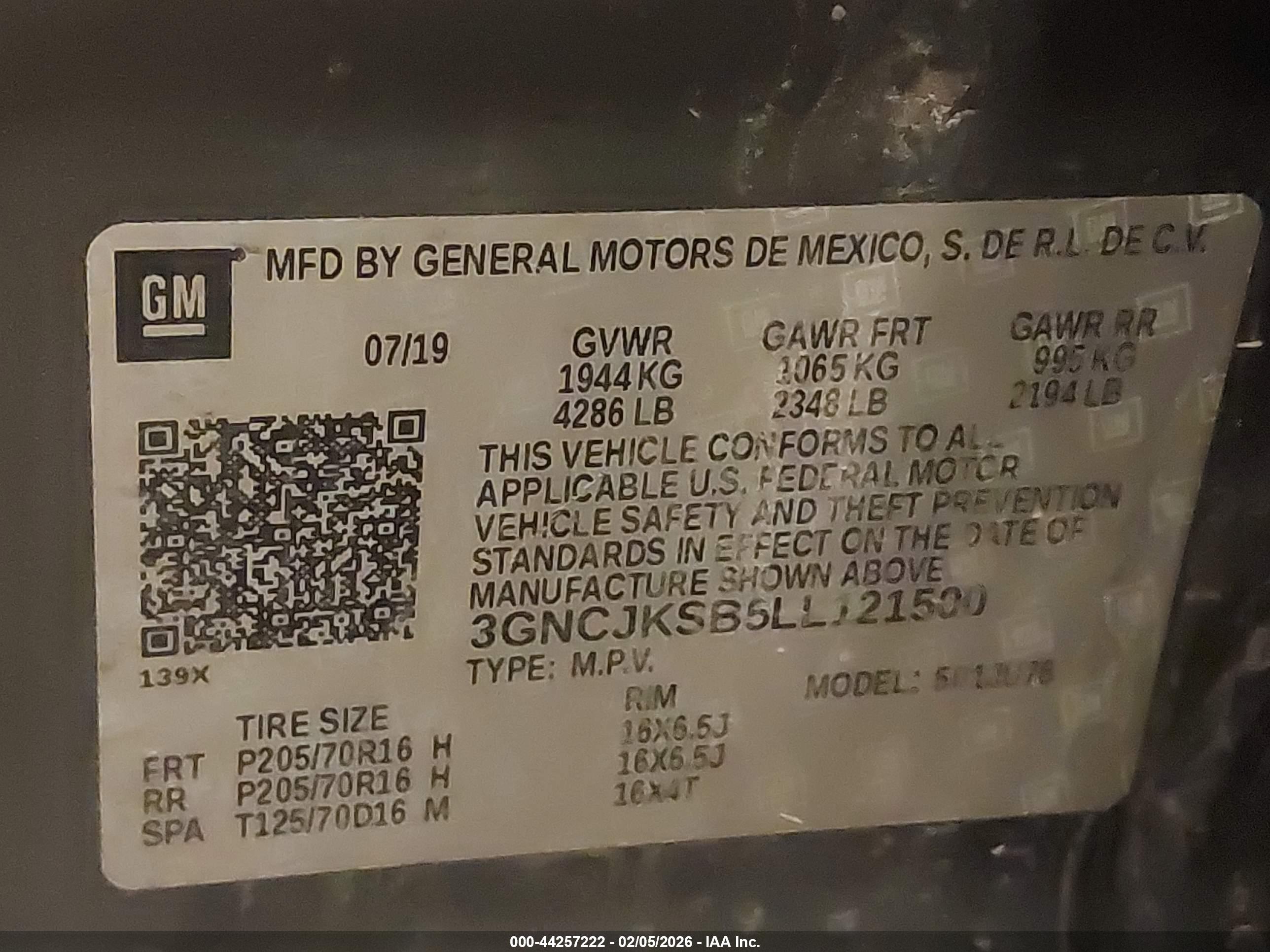 CHEVROLET TRAX image 9
