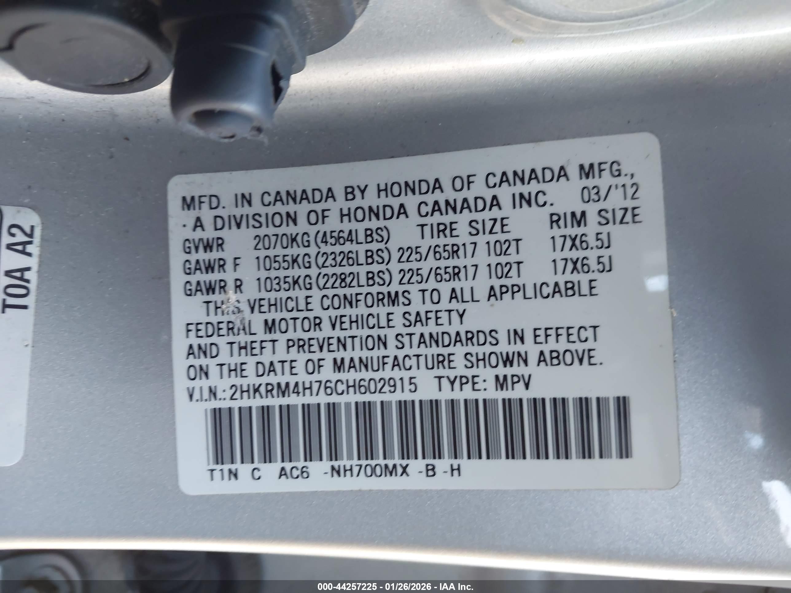 HONDA CR-V image 9