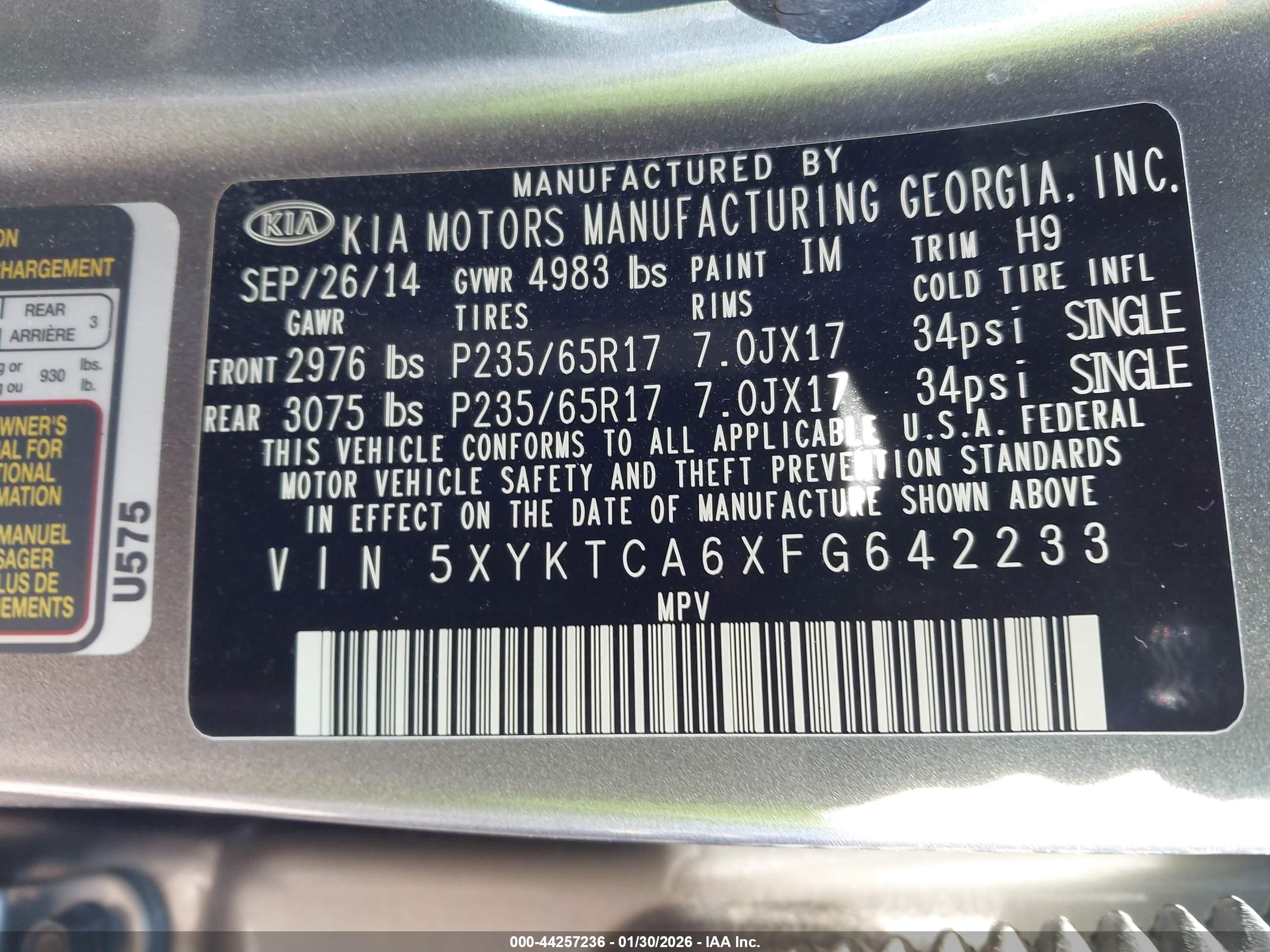 KIA SORENTO image 9