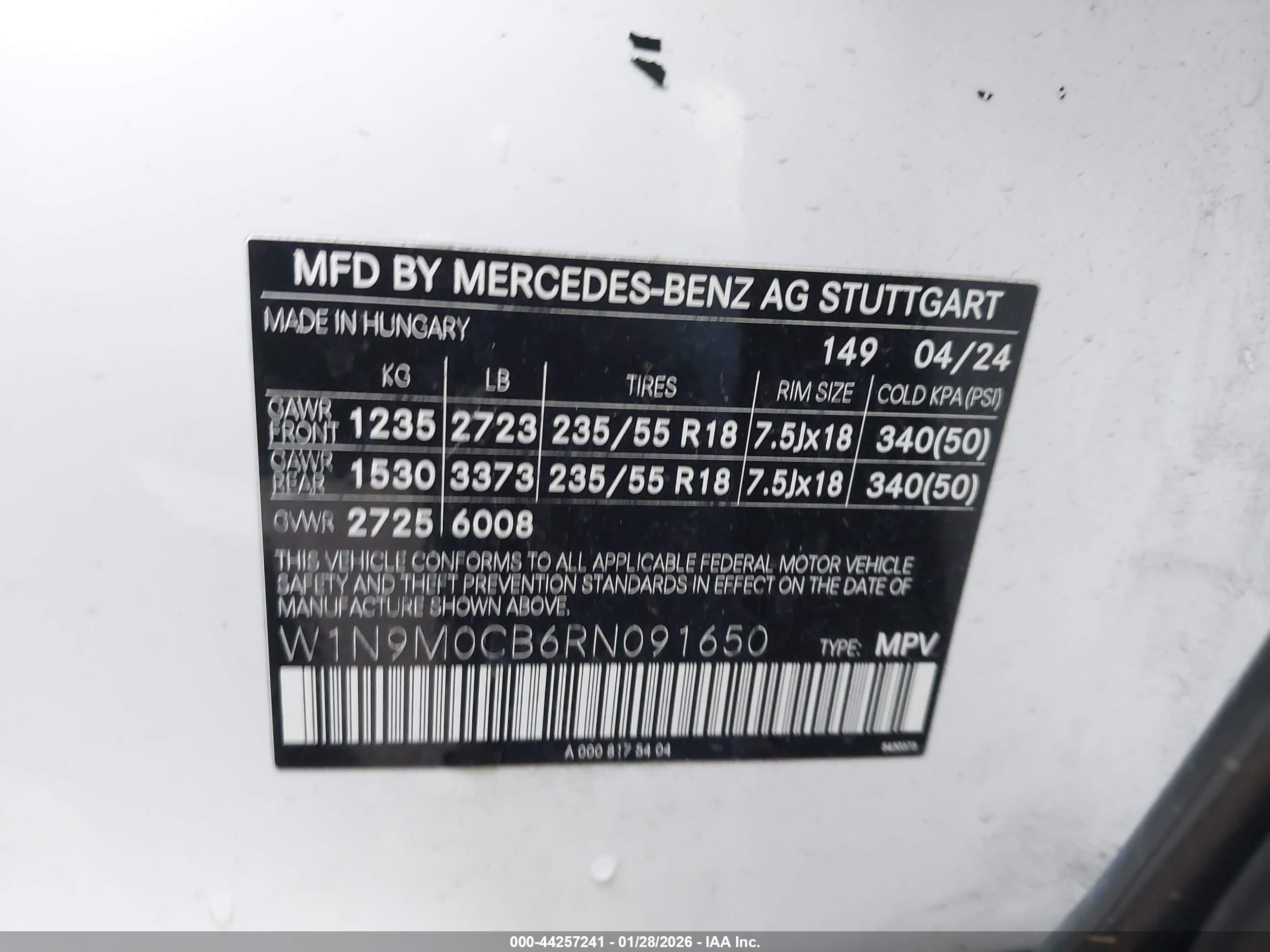 MERCEDES-BENZ EQB image 9
