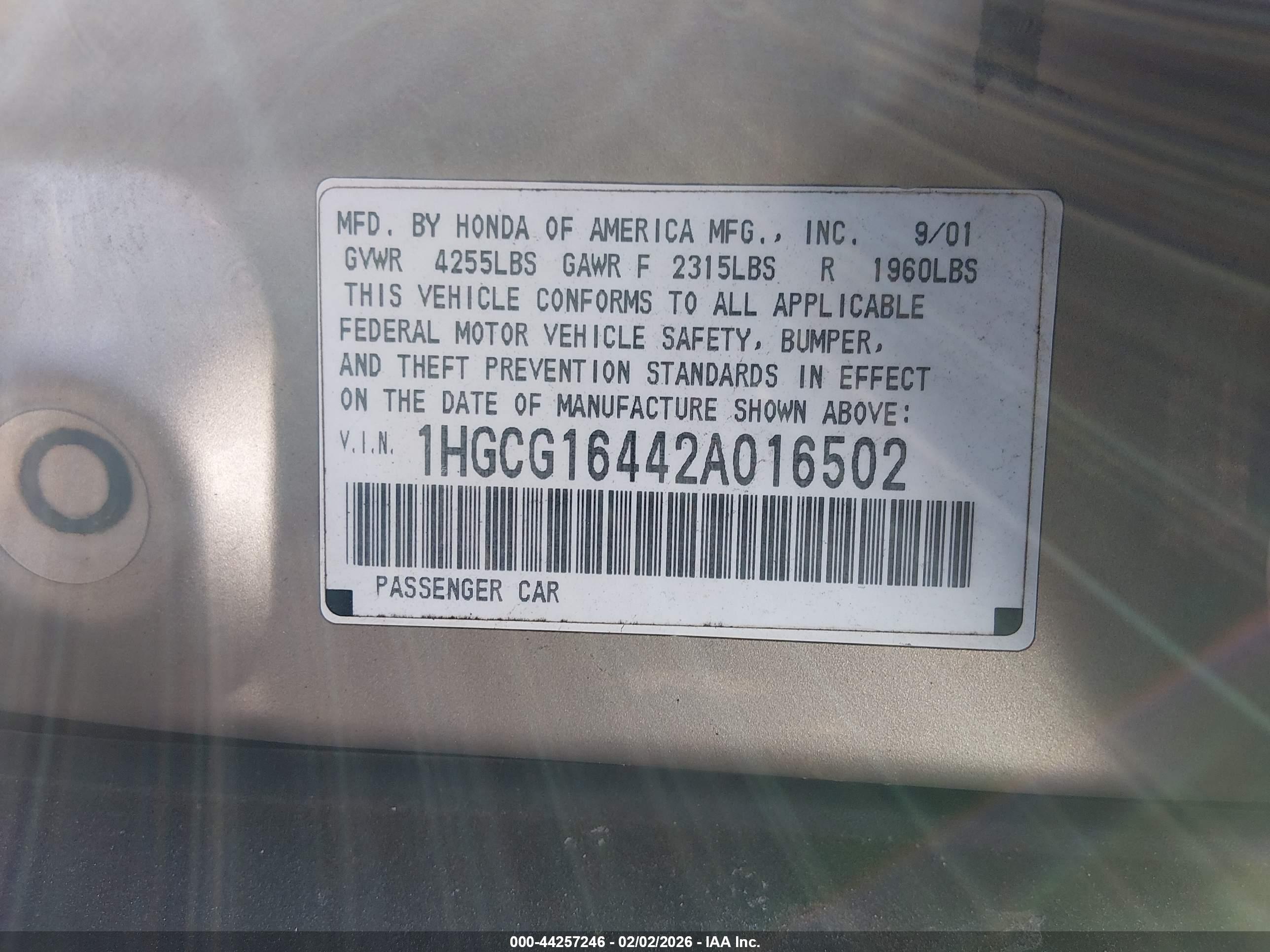 HONDA ACCORD image 9