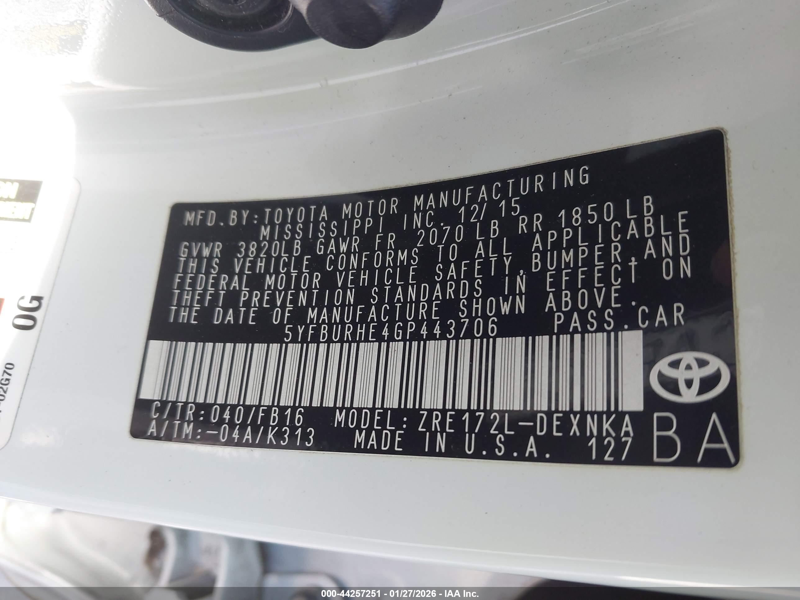 TOYOTA COROLLA image 9