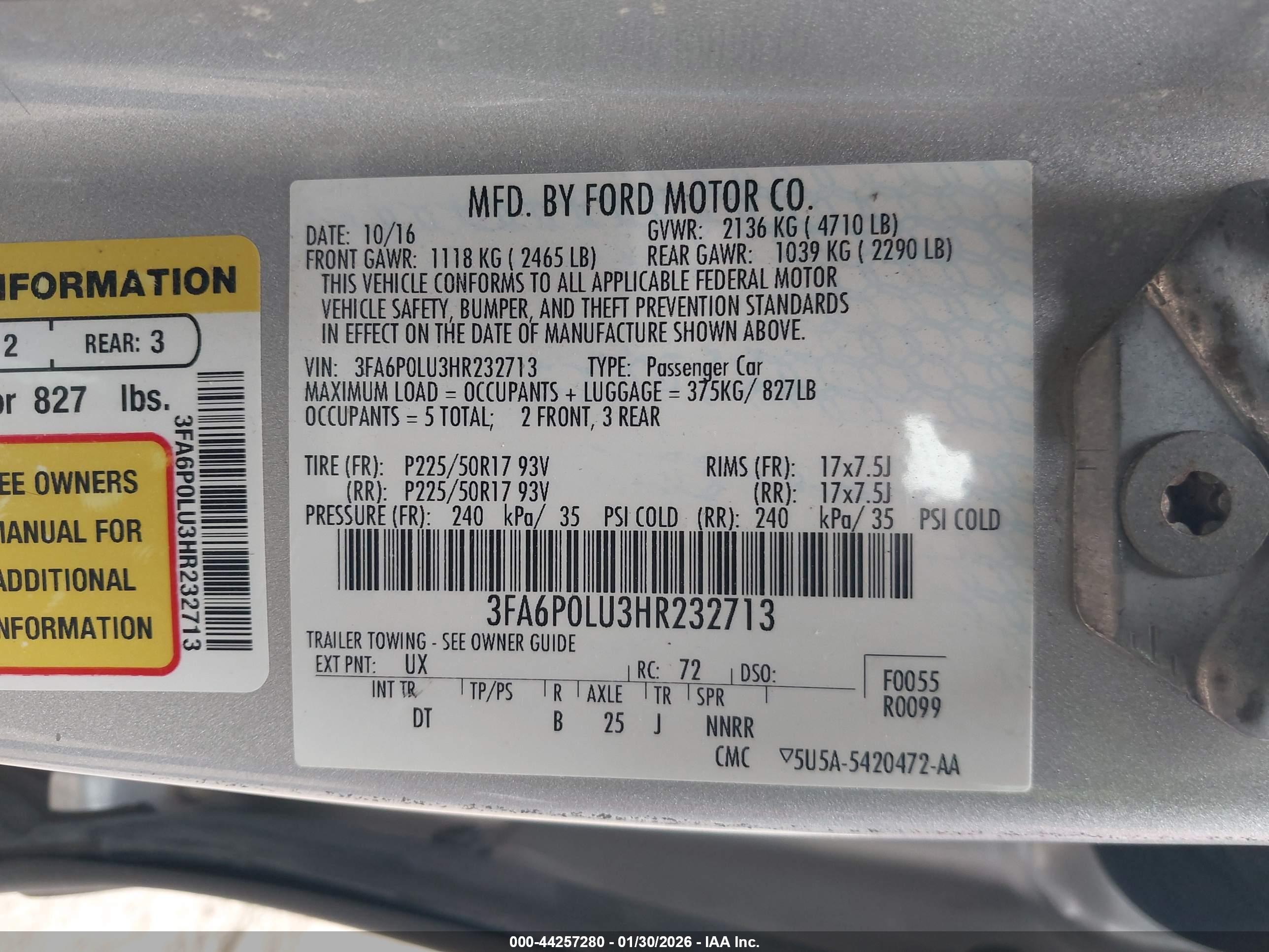 FORD FUSION image 9