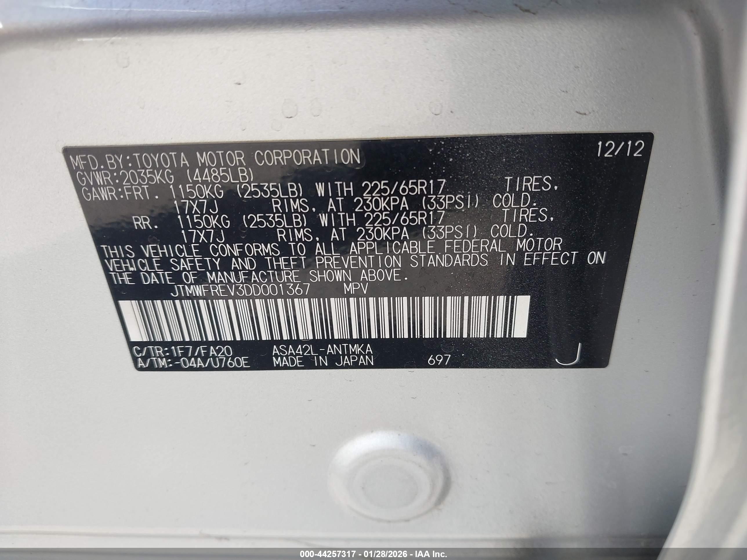 TOYOTA RAV4 image 9