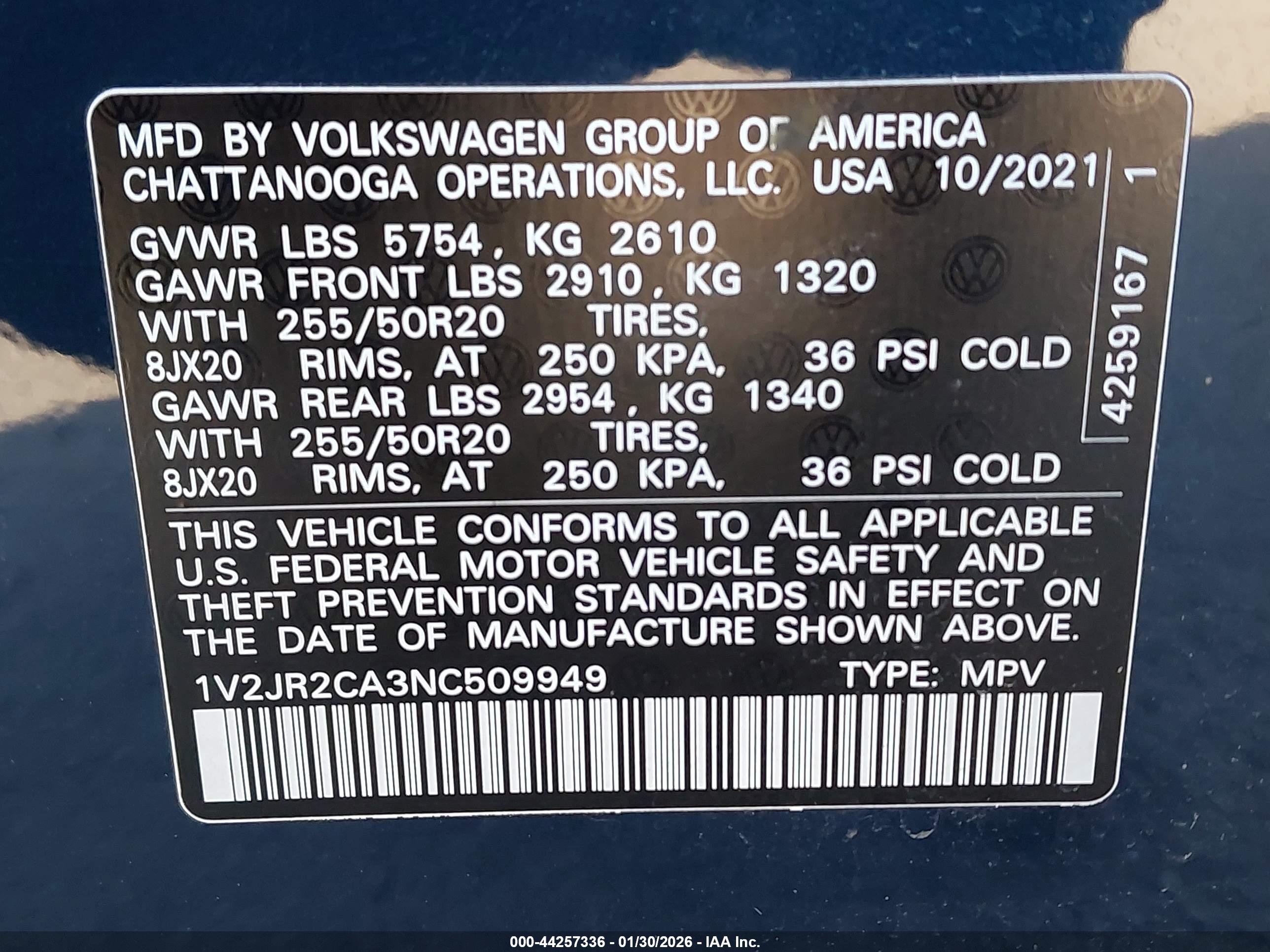 VOLKSWAGEN ATLAS image 9