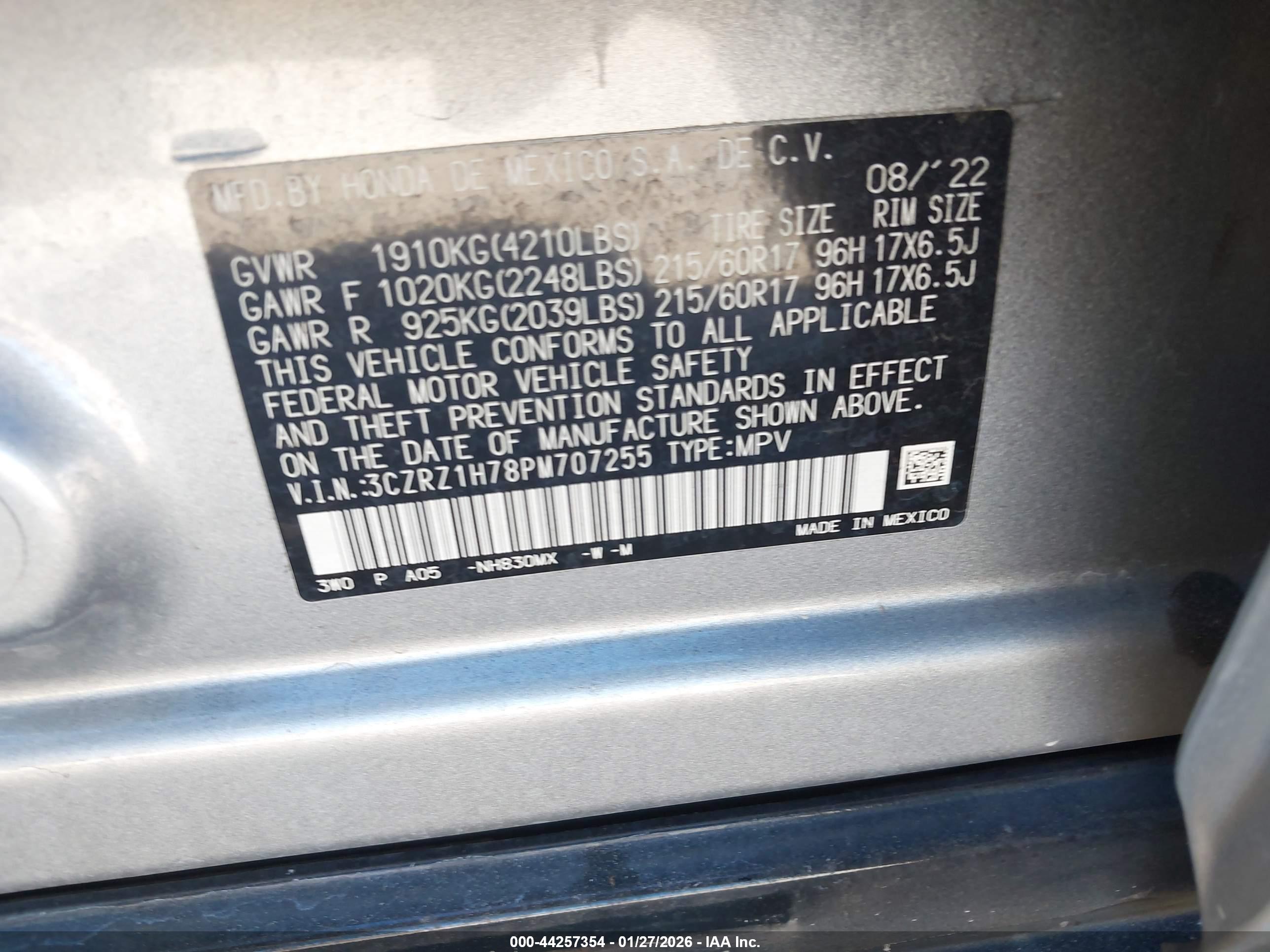 HONDA HR-V image 9