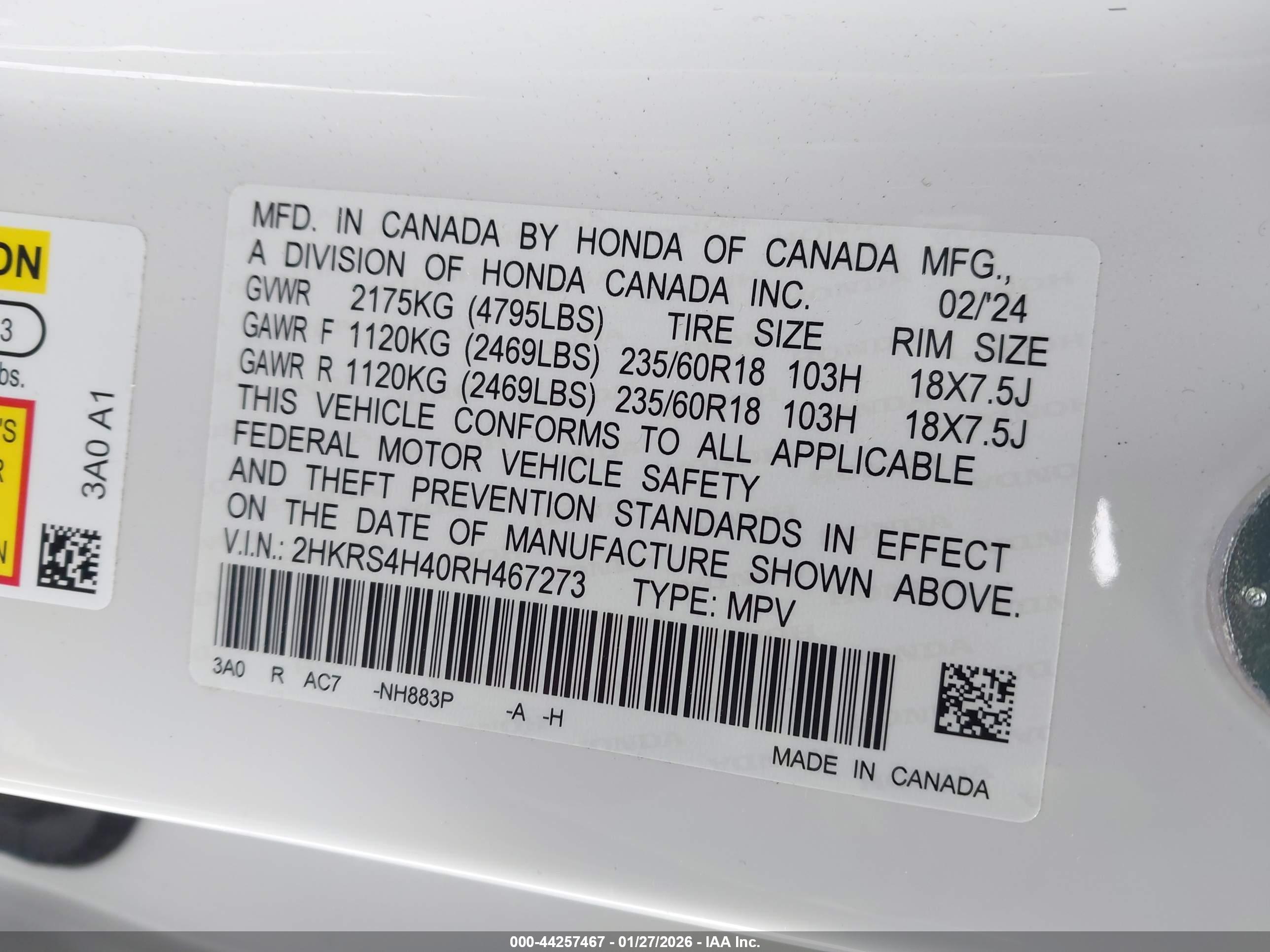 HONDA CR-V image 9