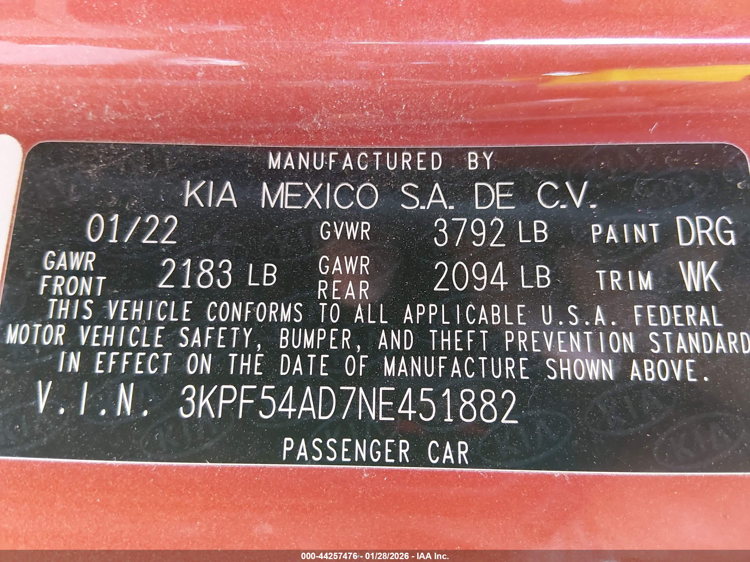KIA FORTE image 9