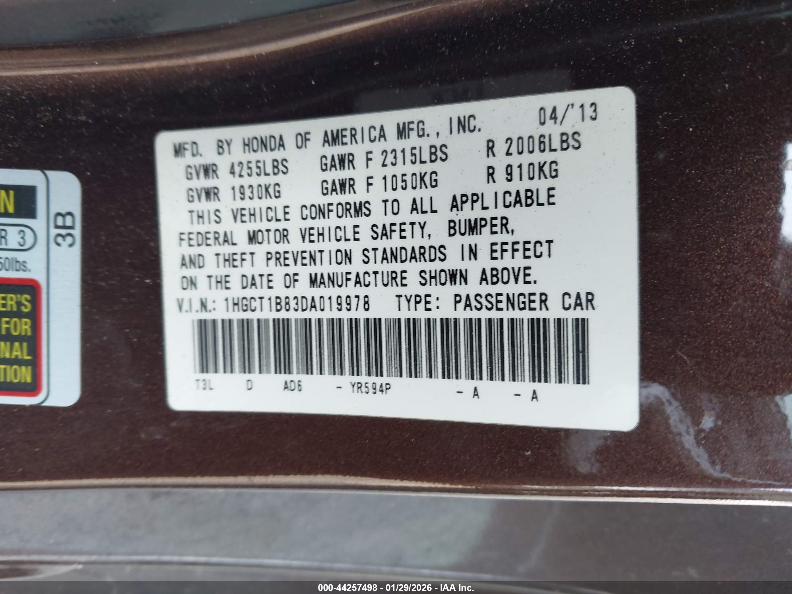 HONDA ACCORD image 9