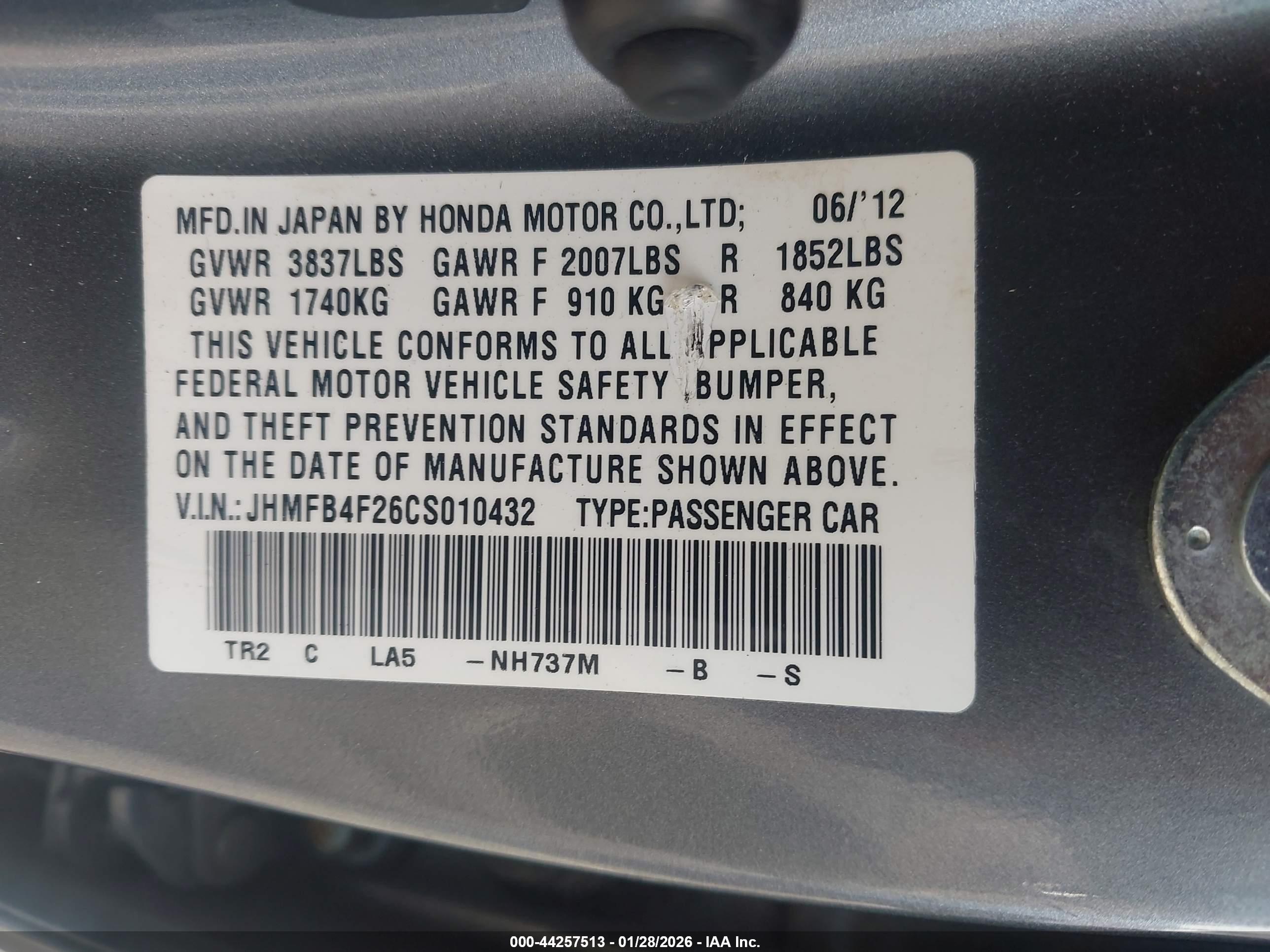 HONDA CIVIC image 9