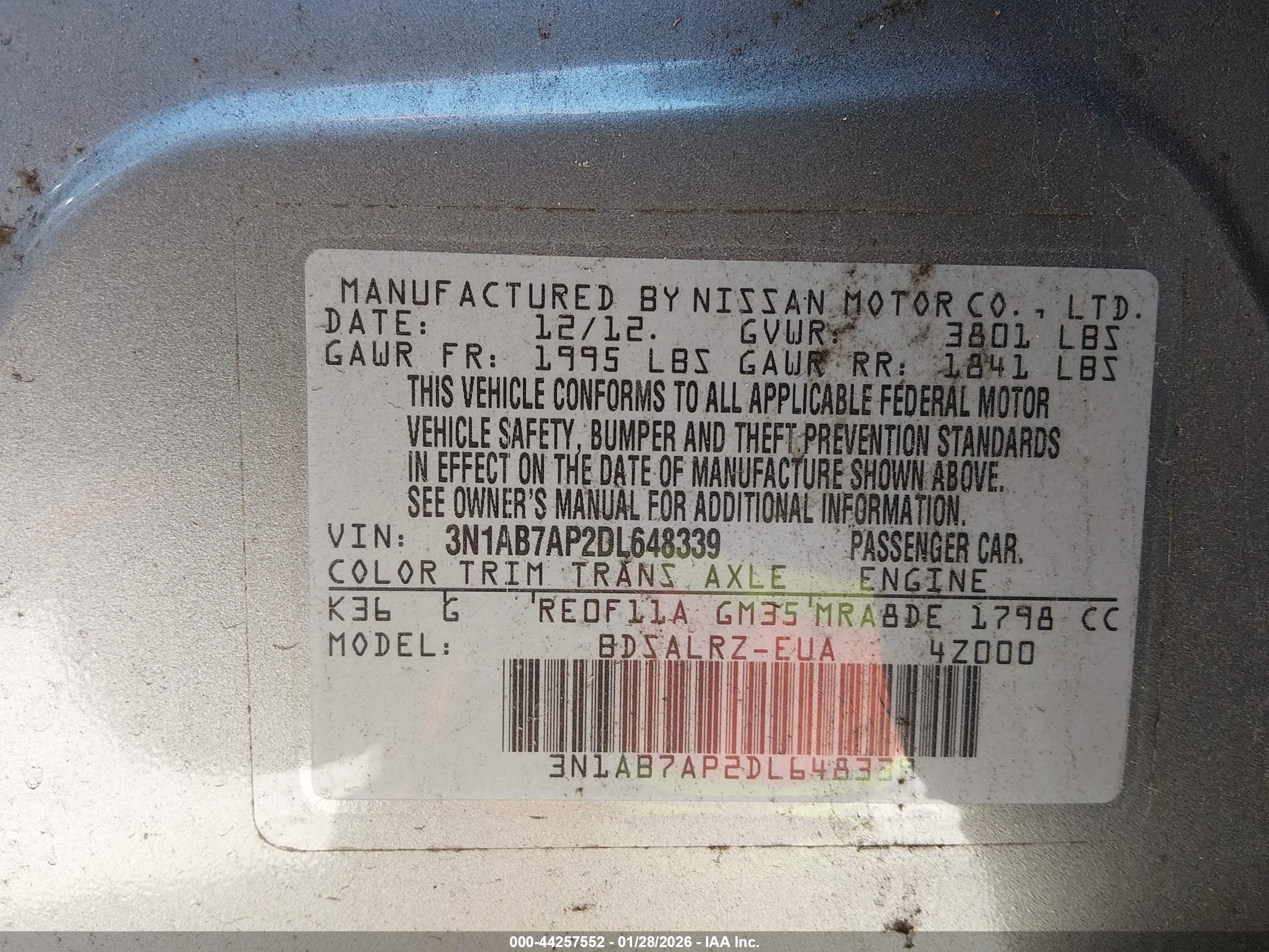 NISSAN SENTRA image 9