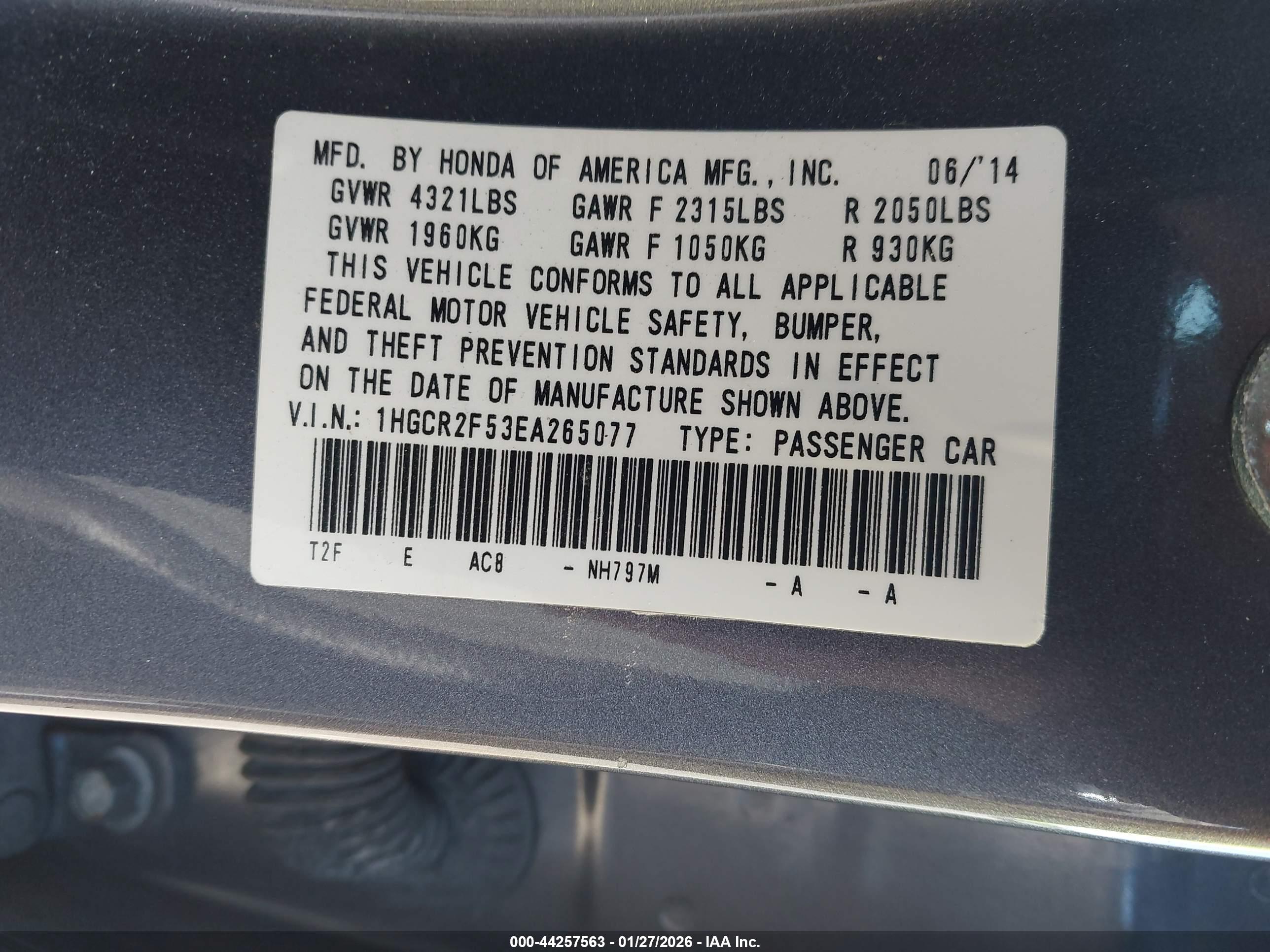 HONDA ACCORD image 9