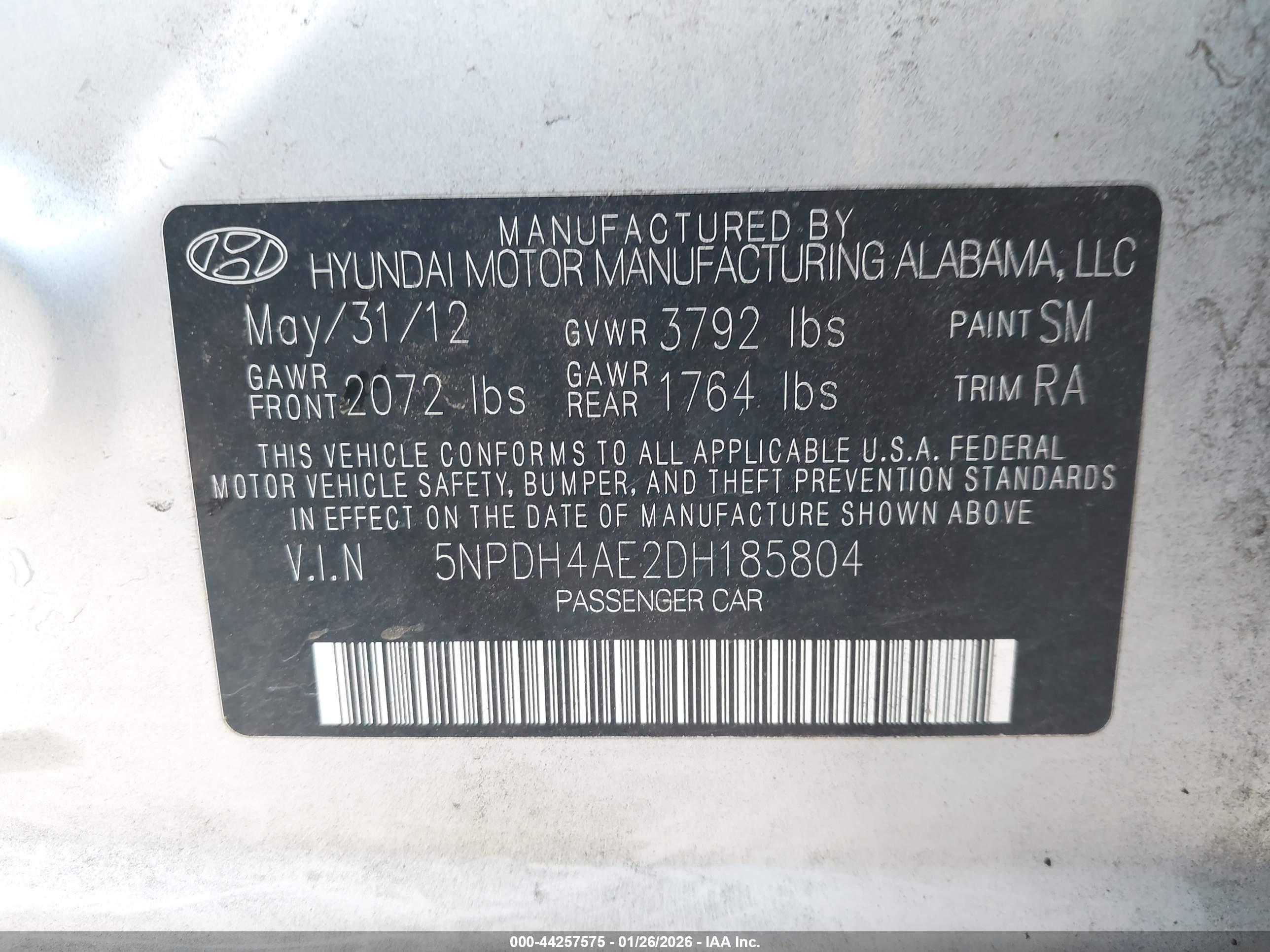 HYUNDAI ELANTRA image 9