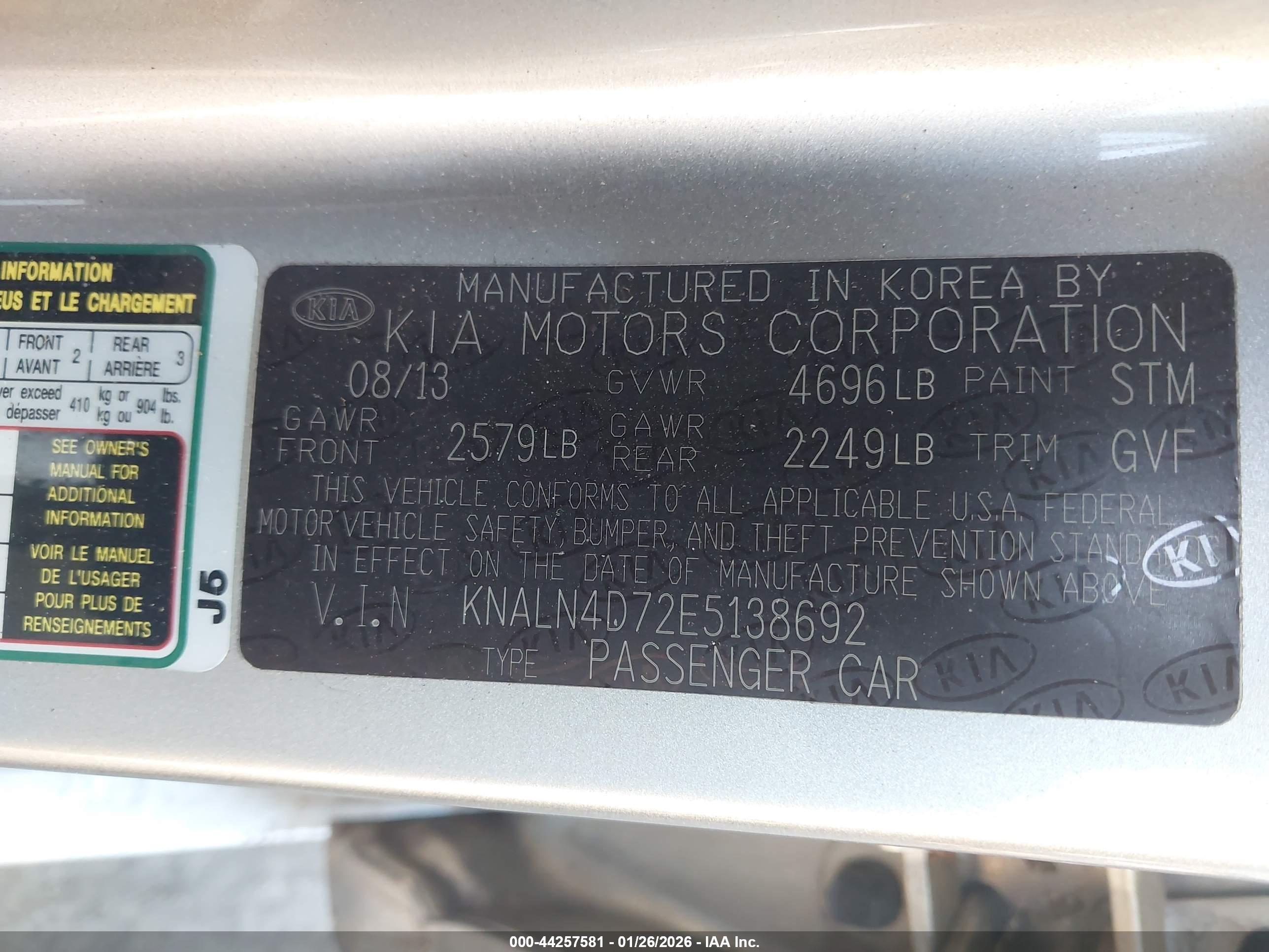KIA CADENZA image 9