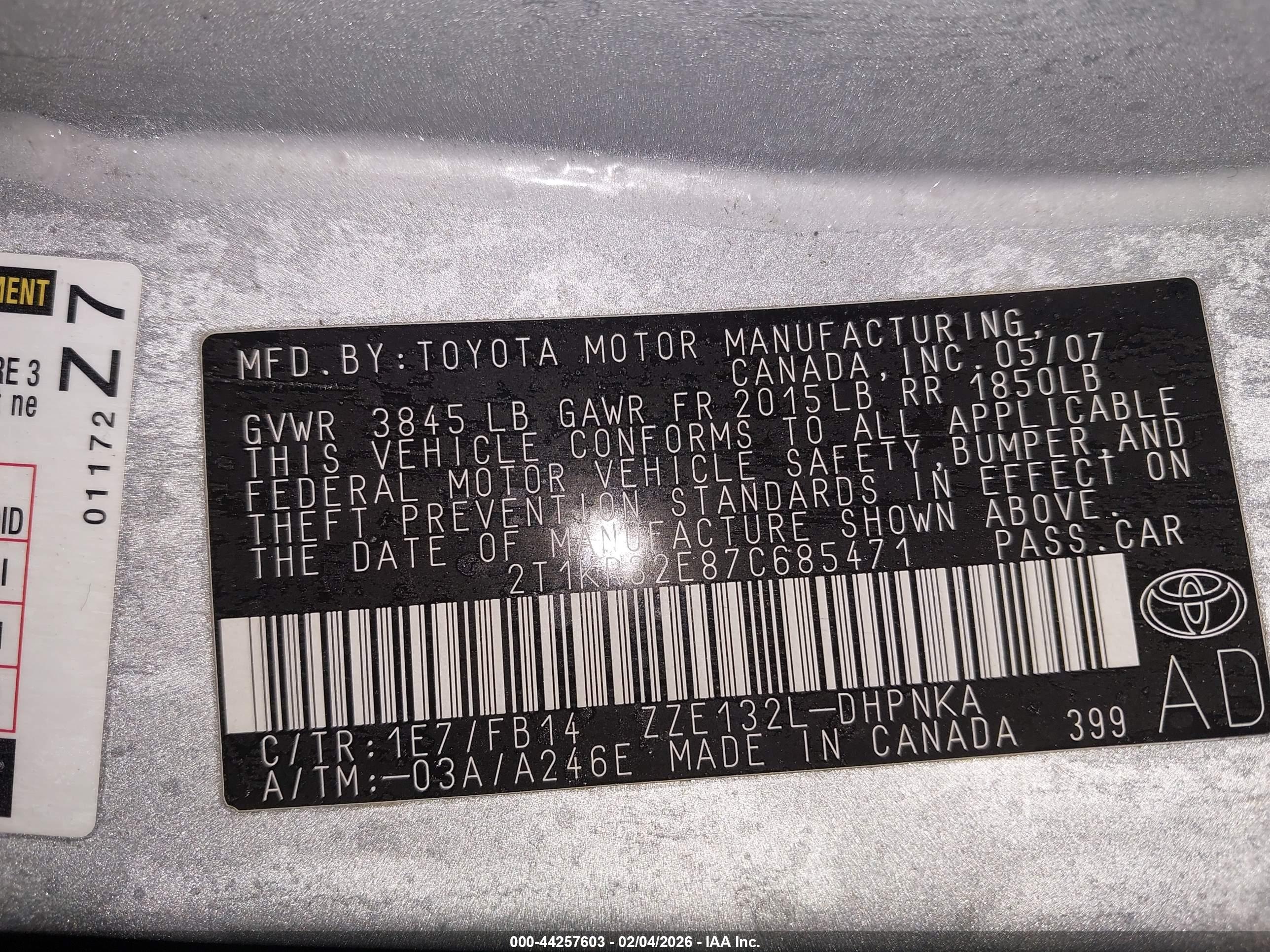 TOYOTA MATRIX image 9