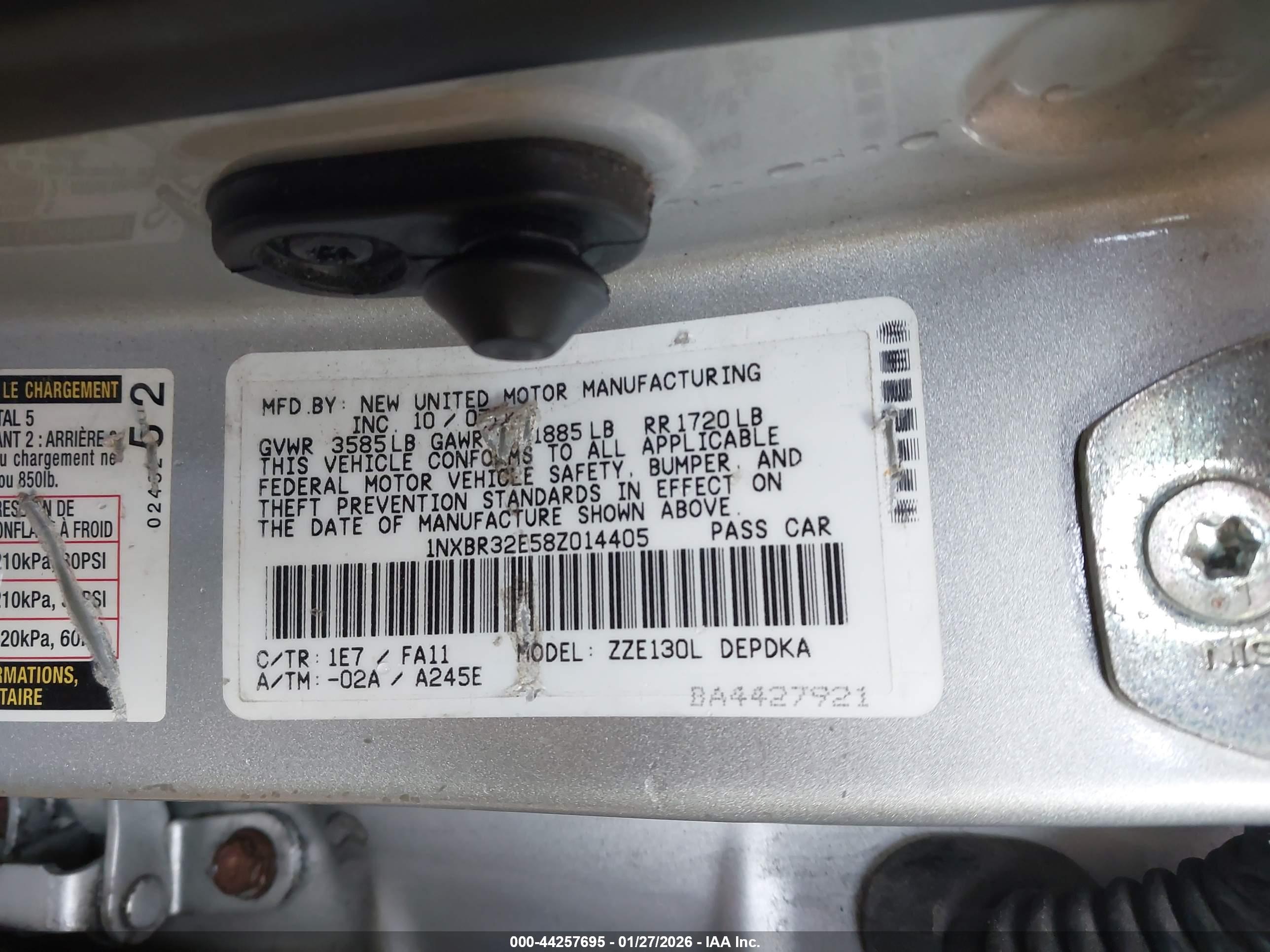 TOYOTA COROLLA image 9