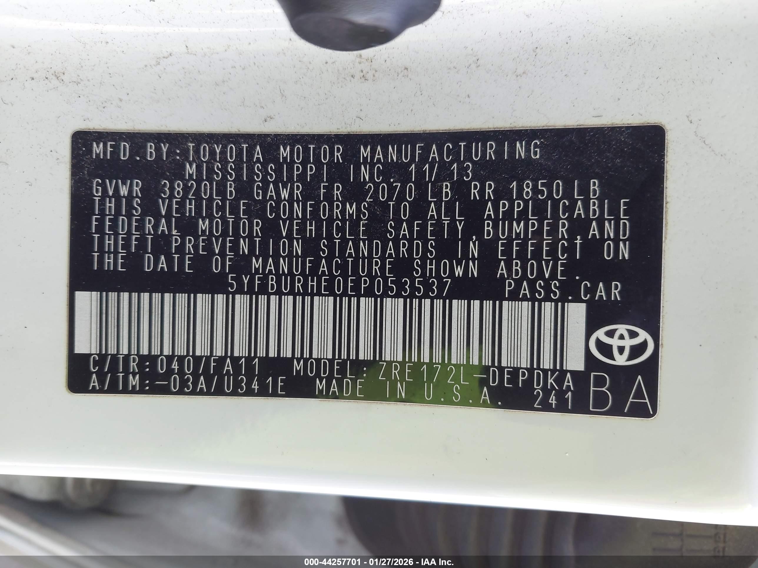 TOYOTA COROLLA image 9