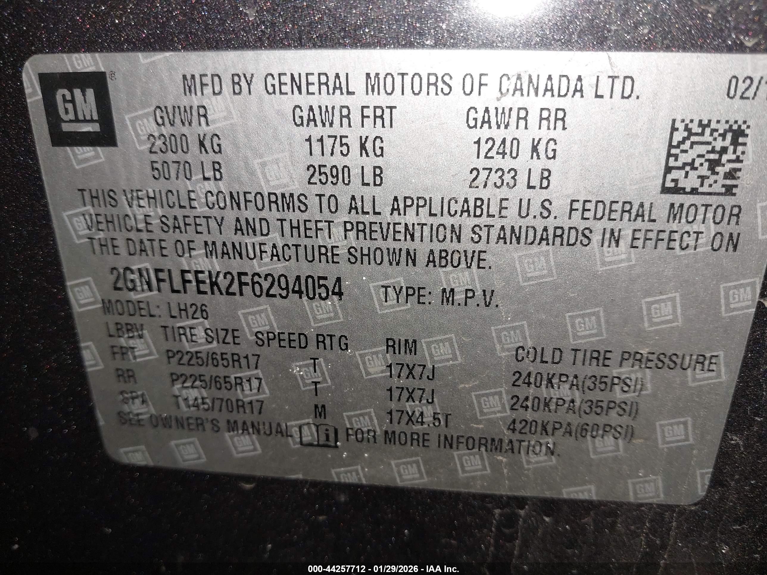 CHEVROLET EQUINOX image 9