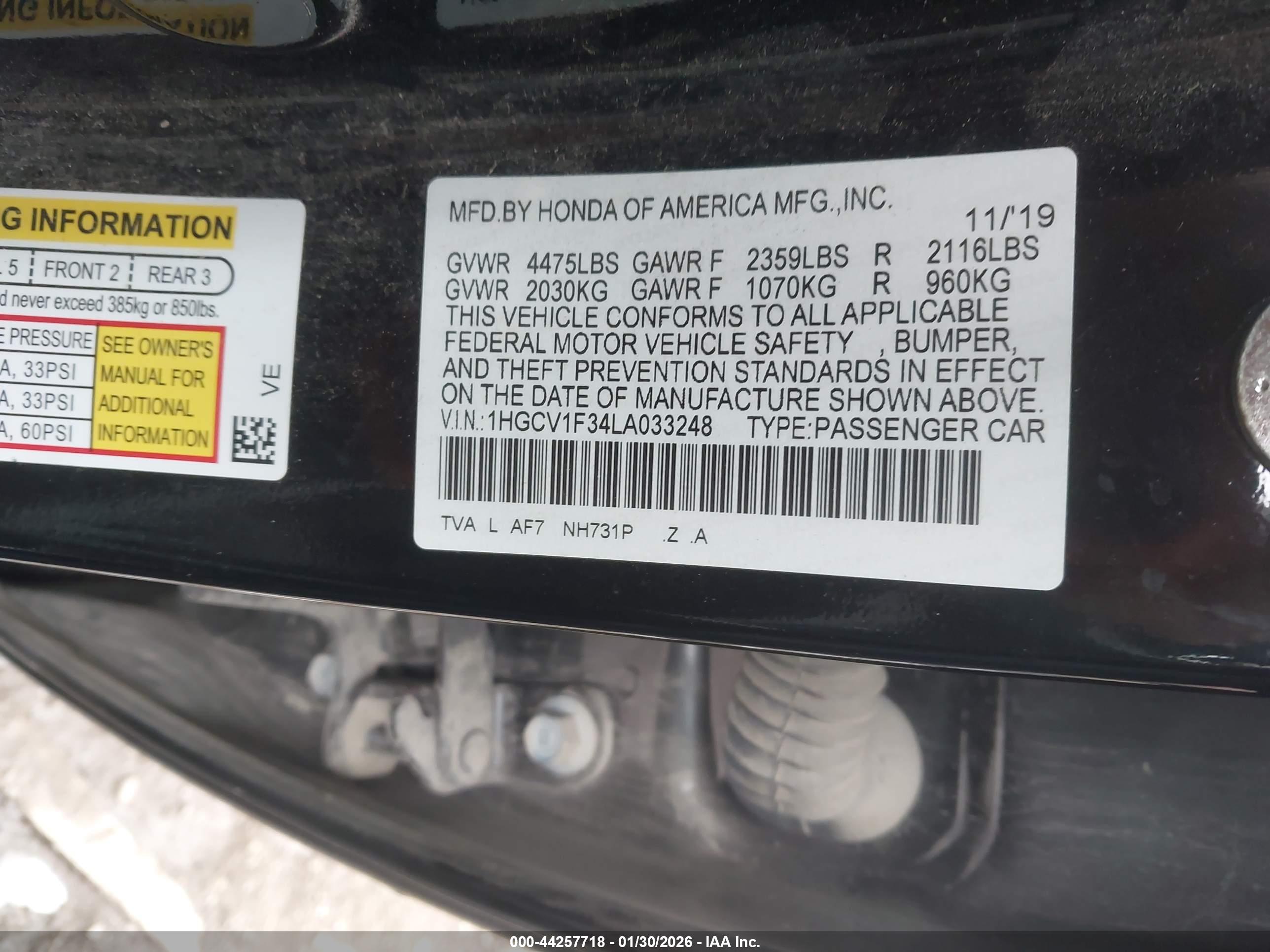 HONDA ACCORD image 9