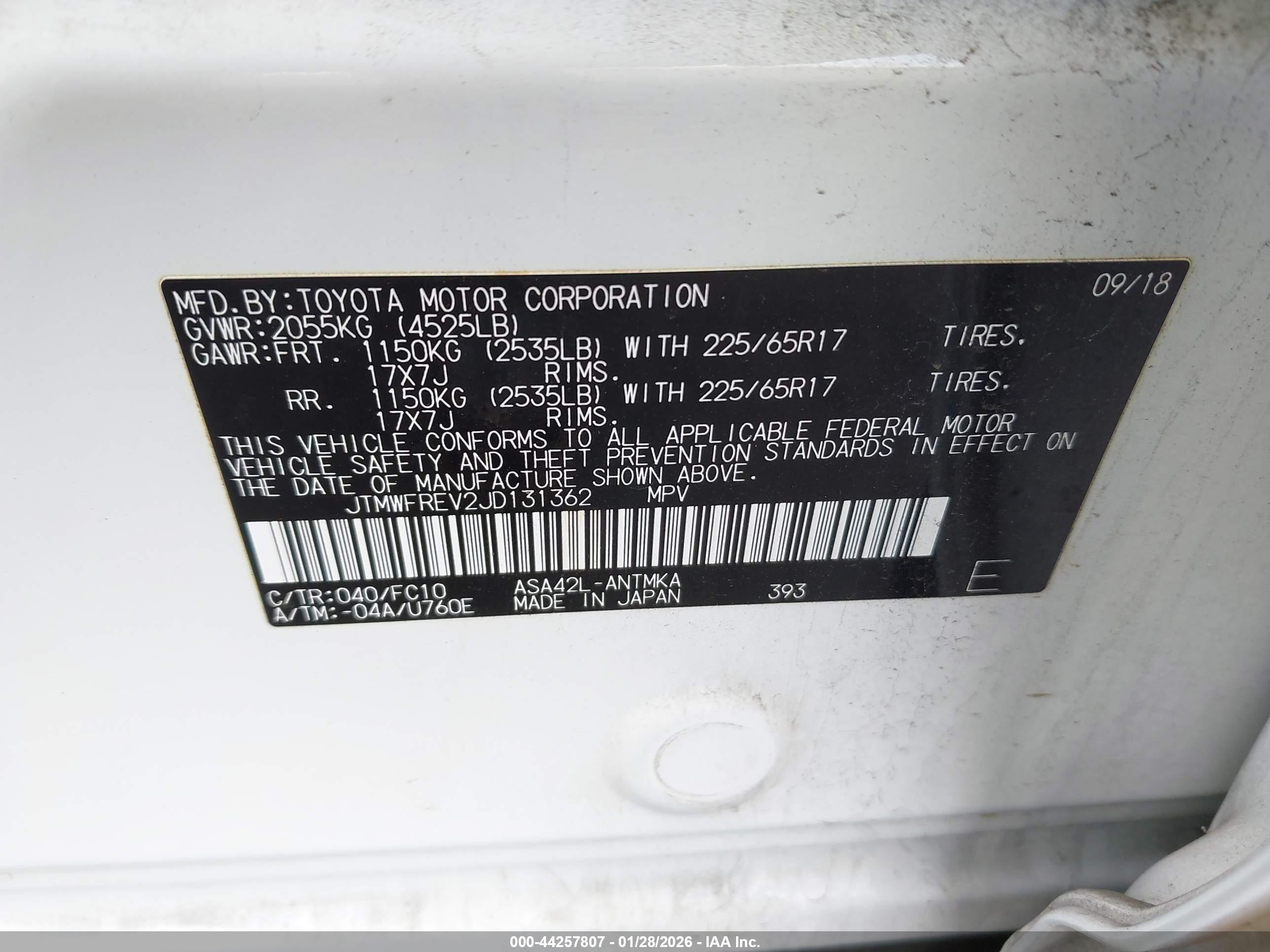 TOYOTA RAV4 image 9