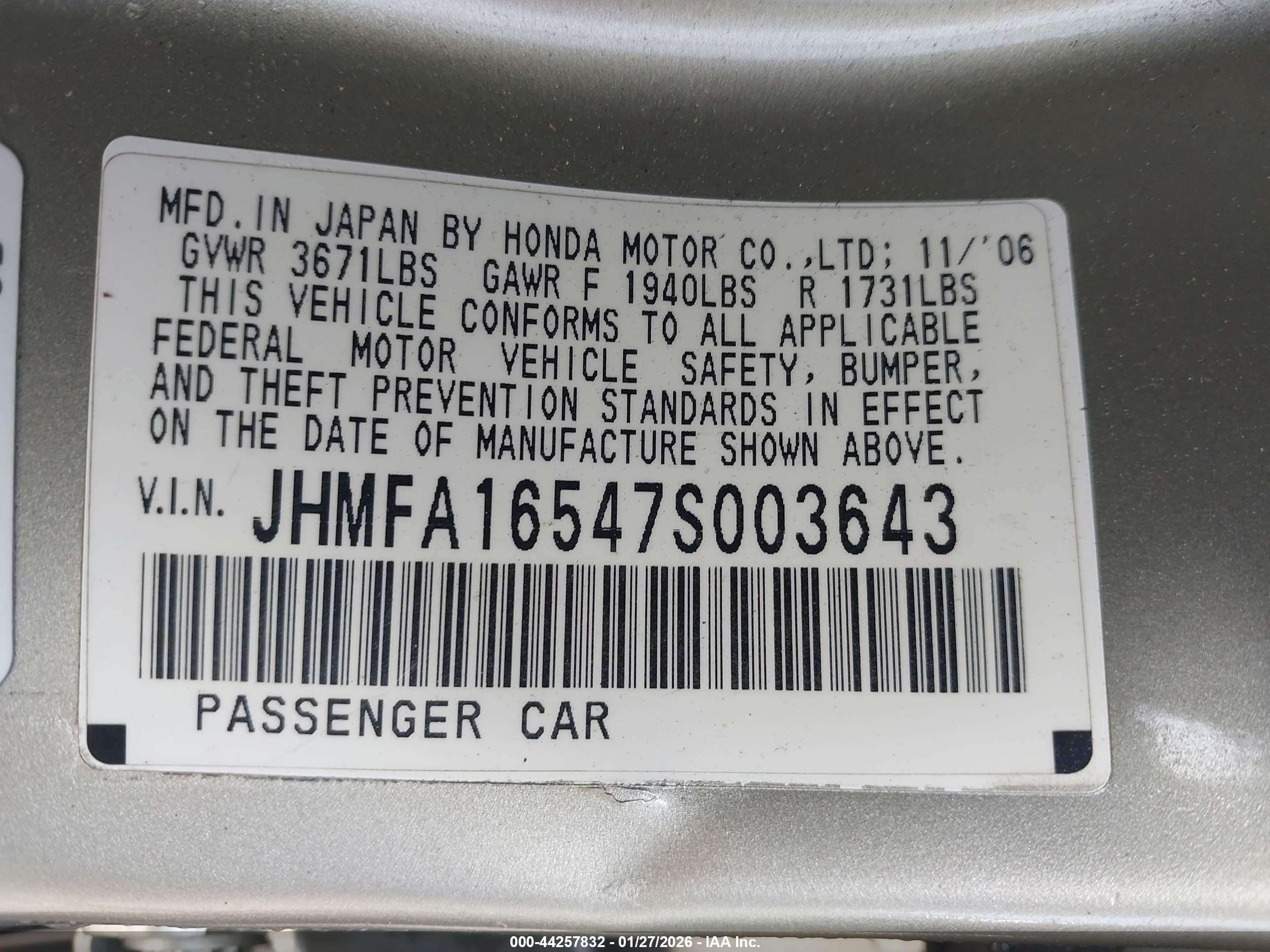 HONDA CIVIC image 9