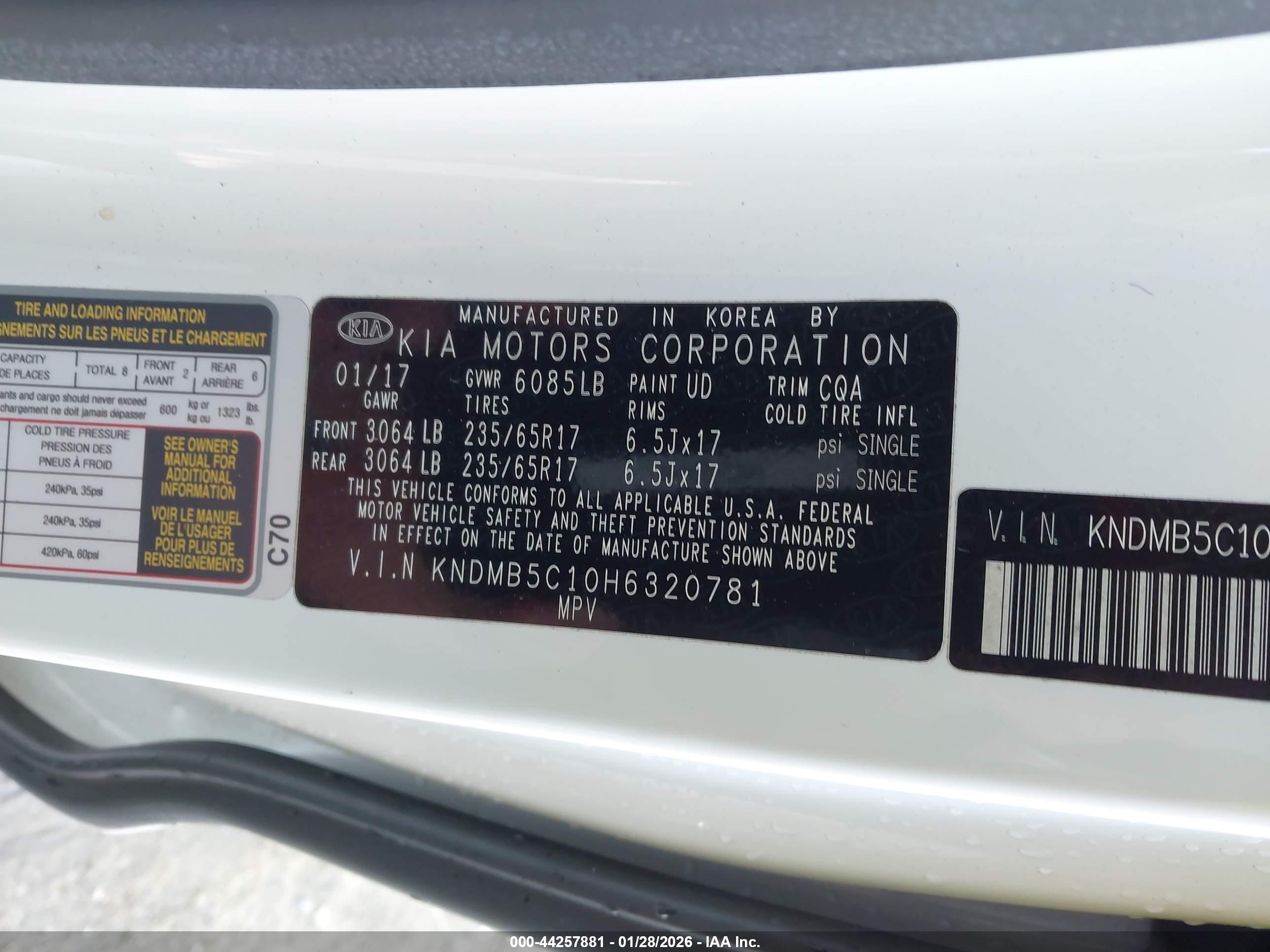 KIA SEDONA image 9